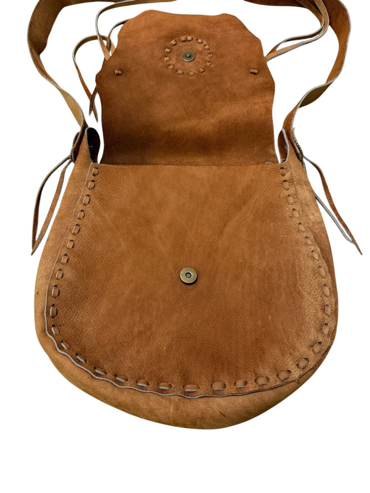 Vintage RARE CUSTOM LEATHER CROSSBODY BAG Size ONE SIZE - 5 Thumbnail