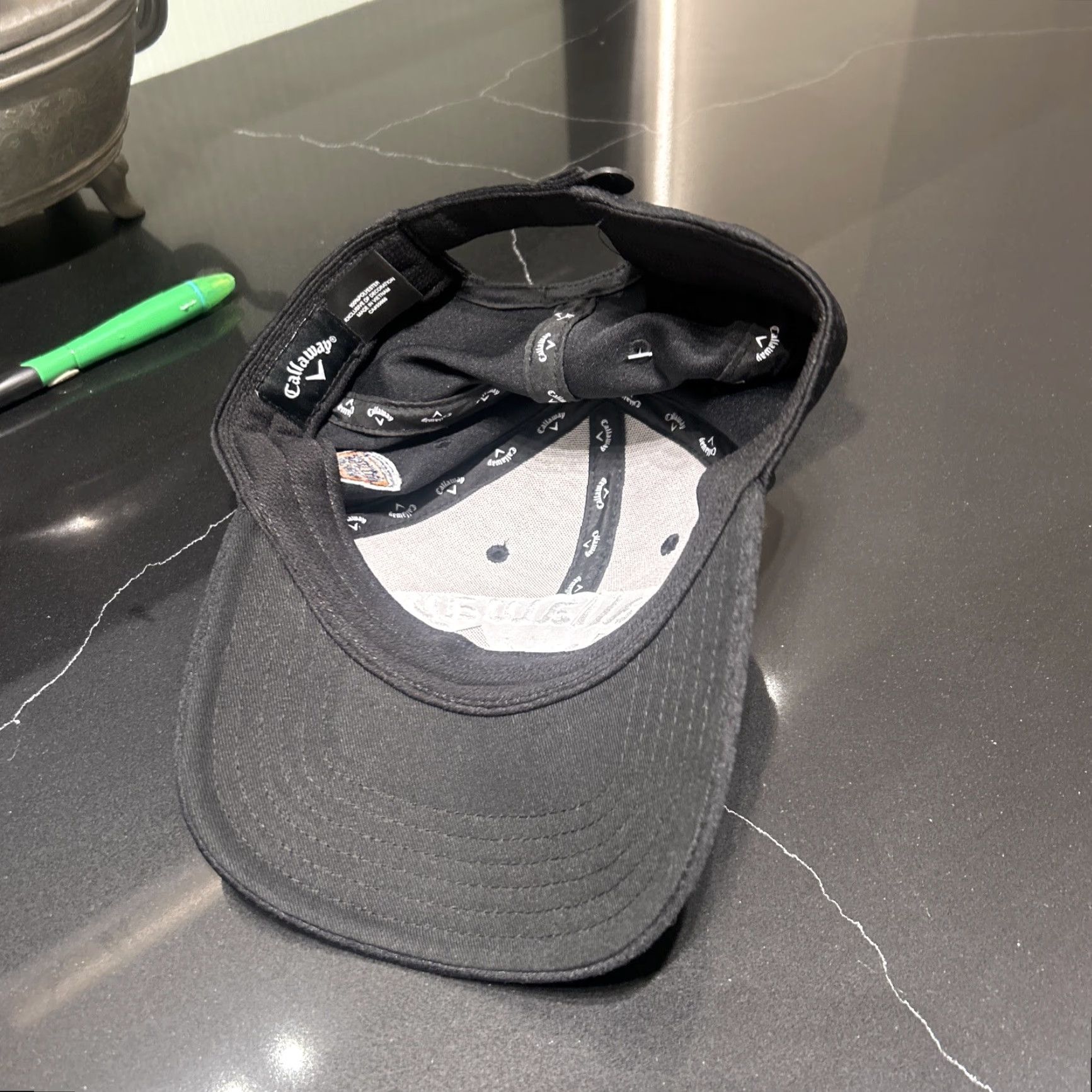 Callaway Callaway Future Champions Embroidered Black Polyester Adjustable Hat Mens NWT Size ONE SIZE - 3 Thumbnail