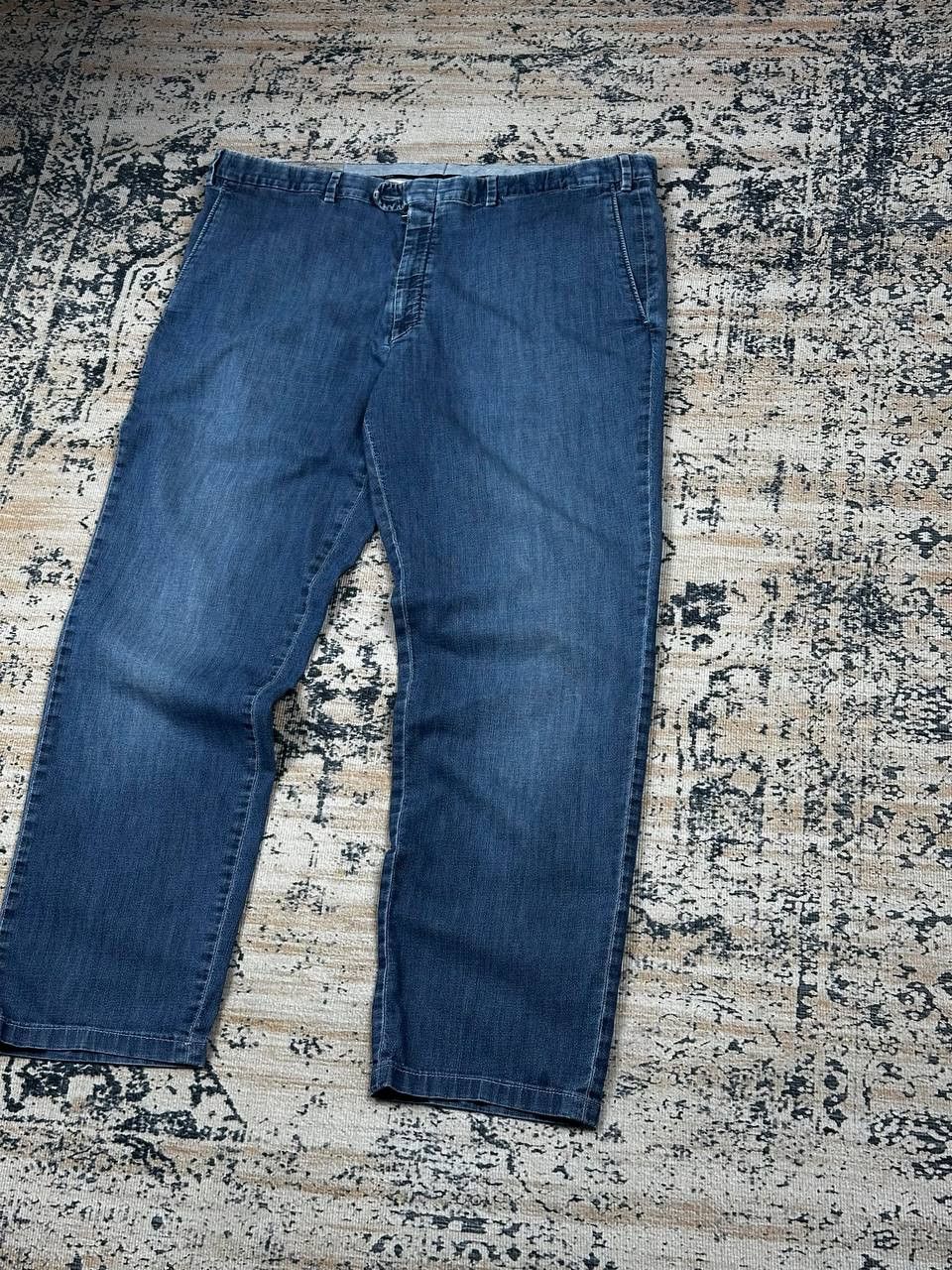 Brioni Brioni Luxury Blue Wide Cotton Casual Denim Pants Size US 38 / EU 54 - 2 Thumbnail