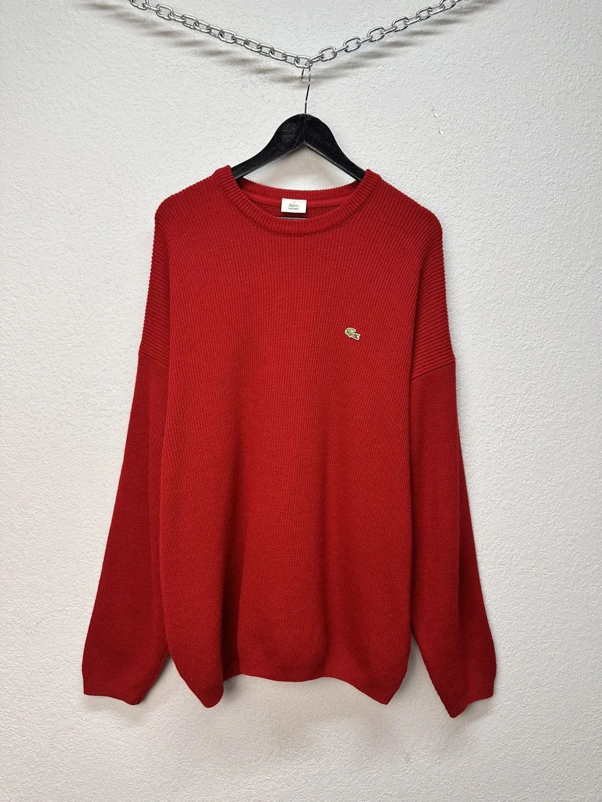 Lacoste Vintage Lacoste Sweater Wool Y2K Diesel Style Ralph Lauren Size US XL / EU 56 / 4 - 4 Thumbnail