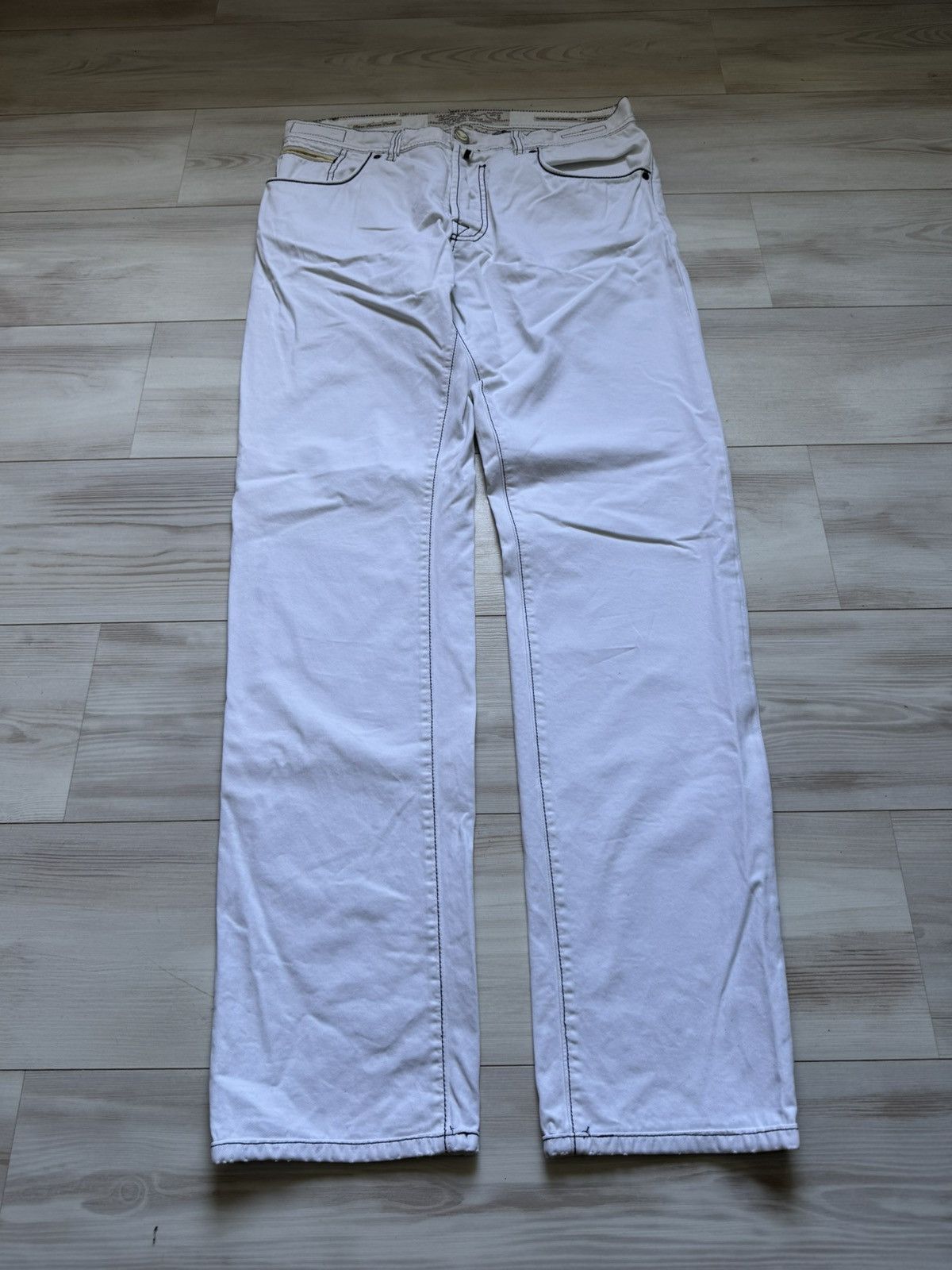Designer × Jacob Cohen Jacob Cohen denim white jeans made in Italy Luxury designer Size US 36 / EU 52 - 2 Thumbnail