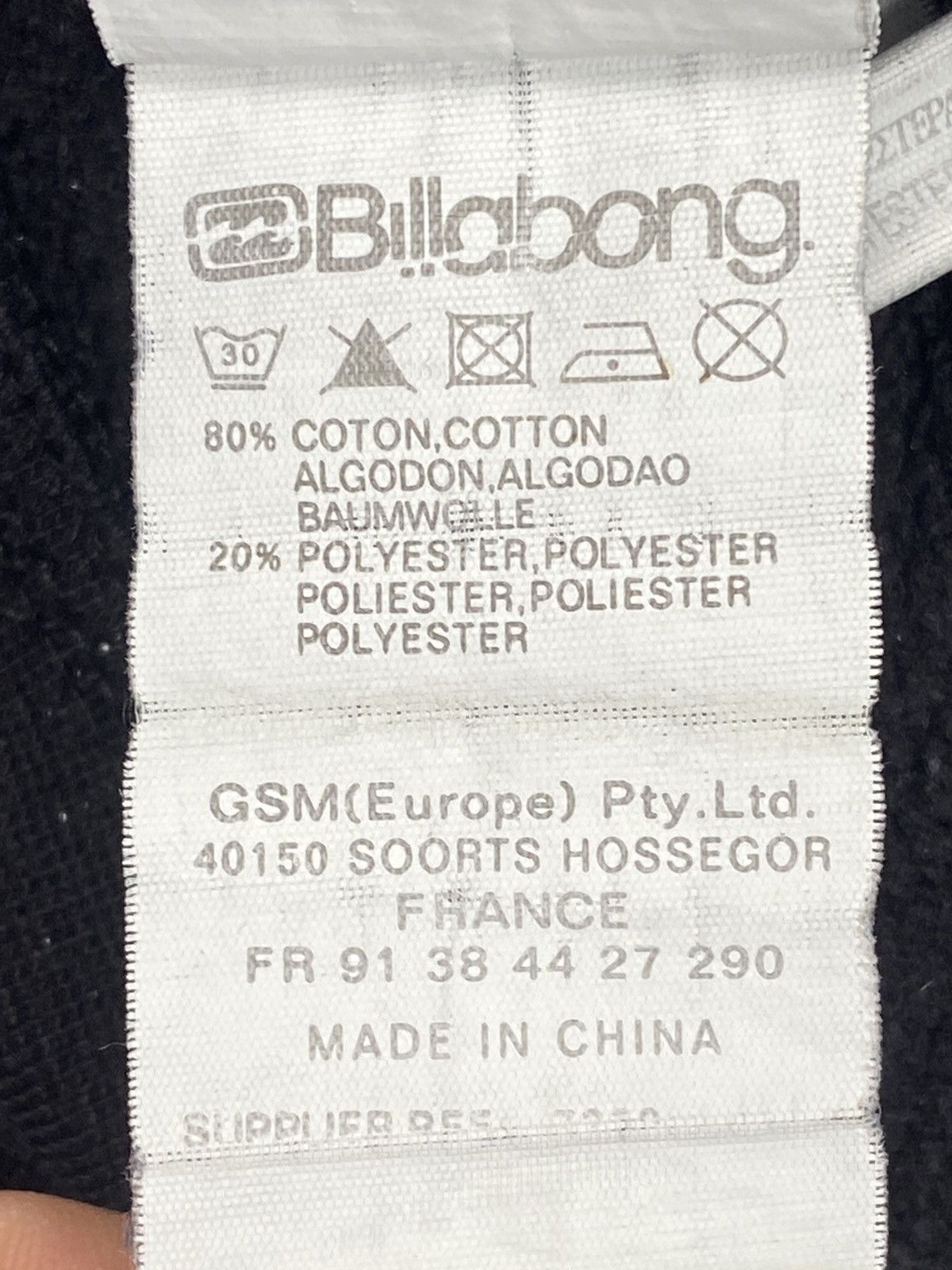 Billabong Billabong Faded Black Graphic Hoodie Y2K Streetwear Surf Size US XL / EU 56 / 4 - 19 Thumbnail