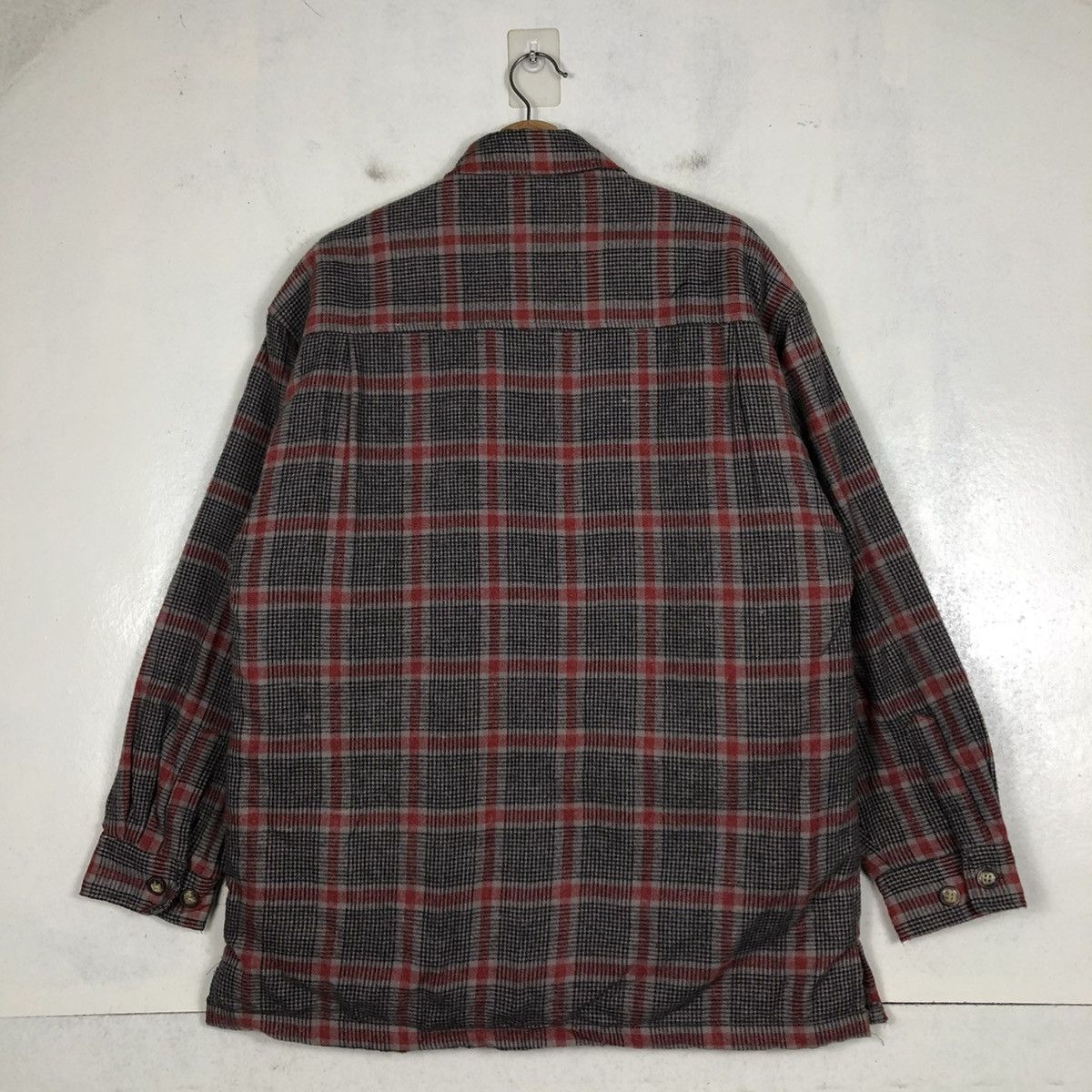 Japanese Brand 📌VINTAGE FLANNEL SHIRT JACKET TURNING POINT TARTAN DESIGN Size US L / EU 52-54 / 3 - 9 Thumbnail