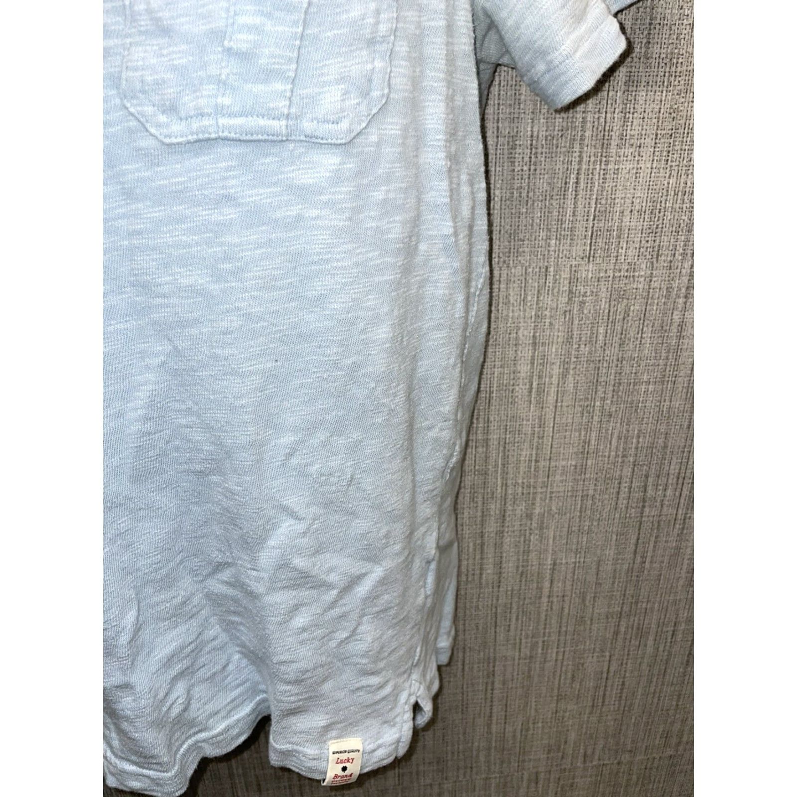 Lucky Brand Lucky Brand Light Blue Short Sleeve Polo Mens M Size US M / EU 48-50 / 2 - 4 Thumbnail