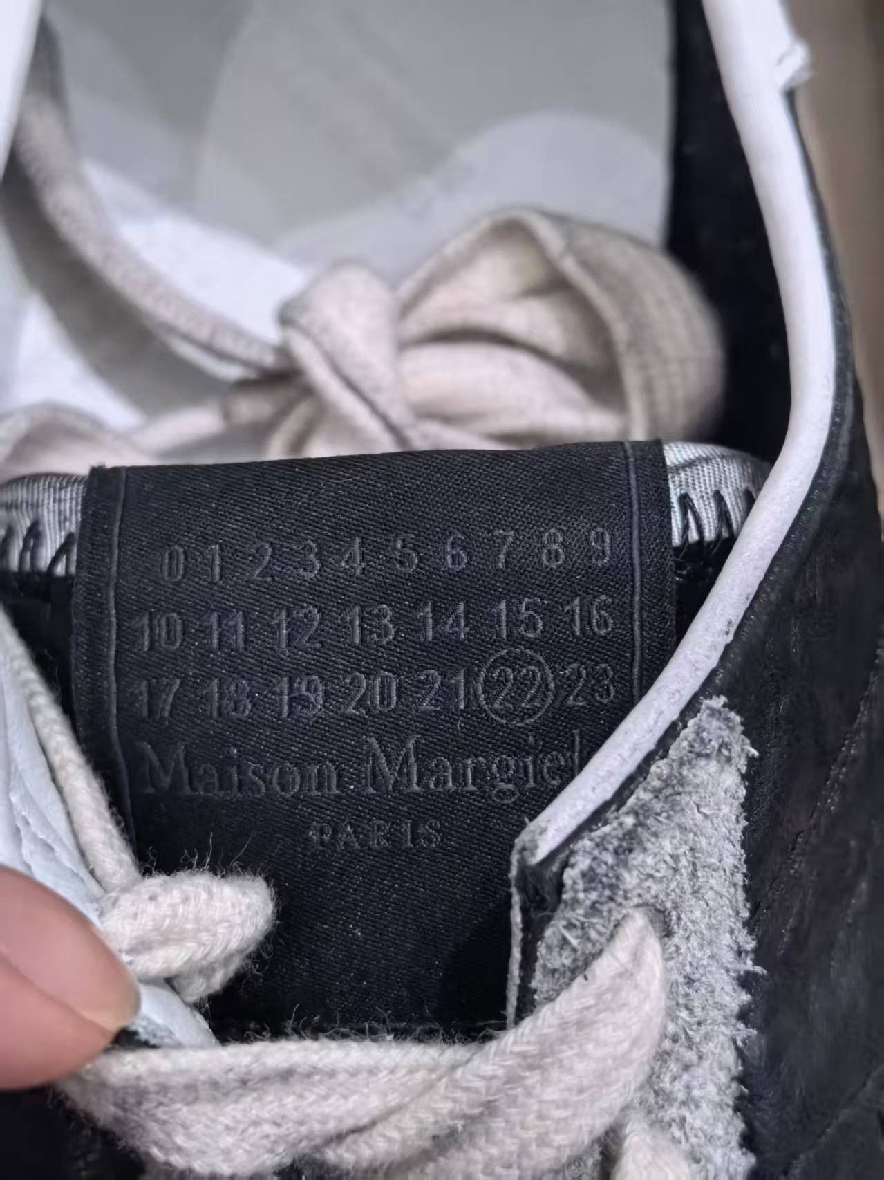 Maison Margiela NIB MM low-top sneakers - Black, 43 Maison Margiela Size US 10 / EU 43 - 8 Thumbnail