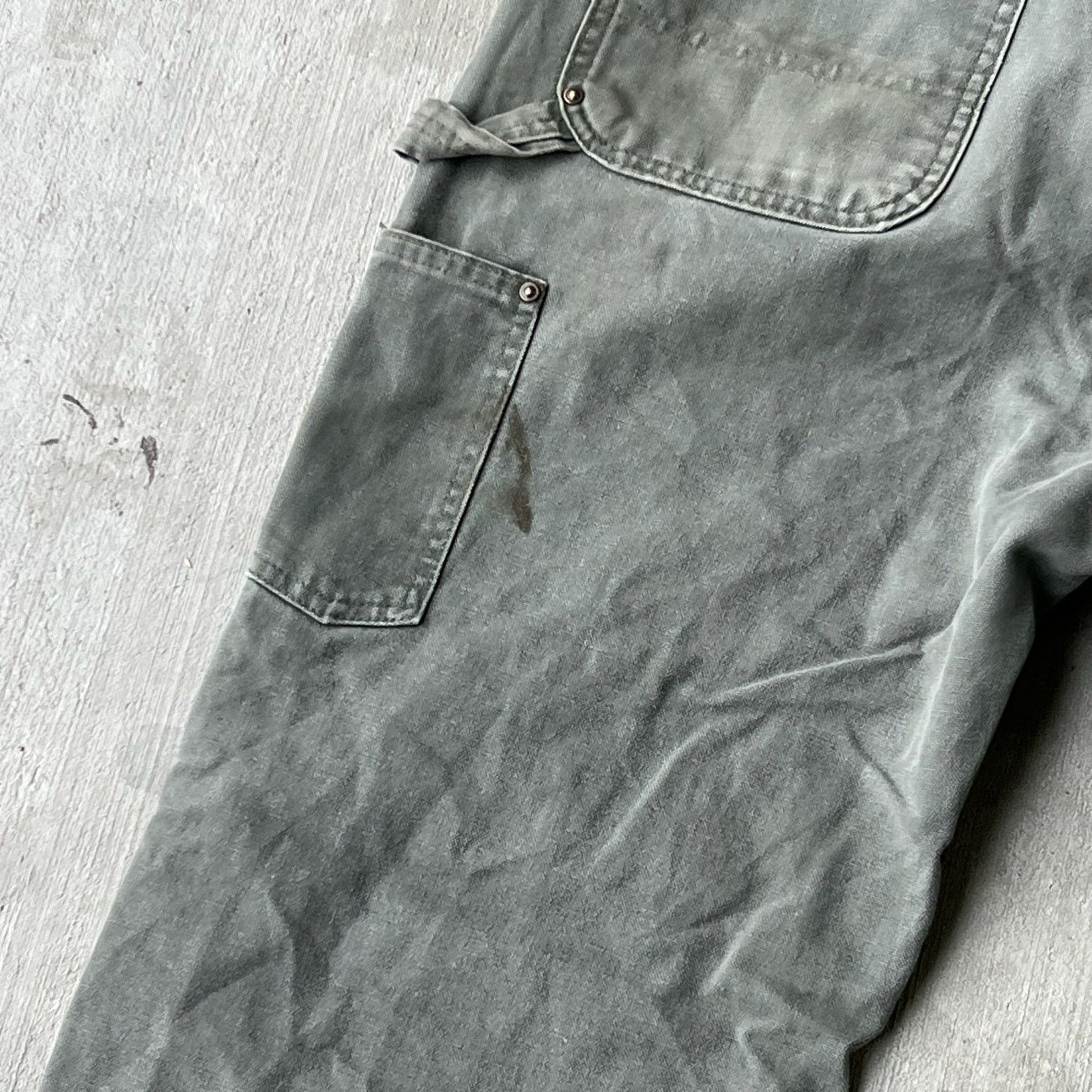 Carhartt × Vintage Carhartt green double knee work wear carpenter pants Size US 35 - 13 Thumbnail