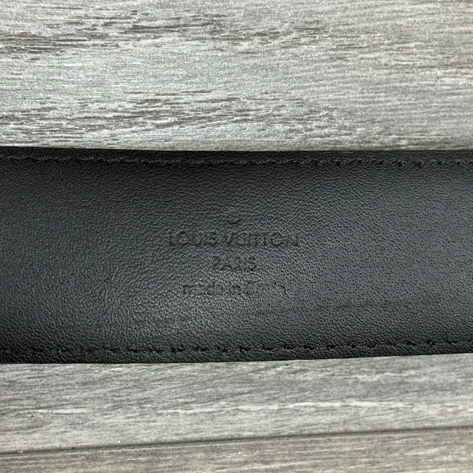 Louis Vuitton Louis Vuitton Pont Neuf 35mm Belt ' Damier Graphite ' Size ONE SIZE - 12 Thumbnail
