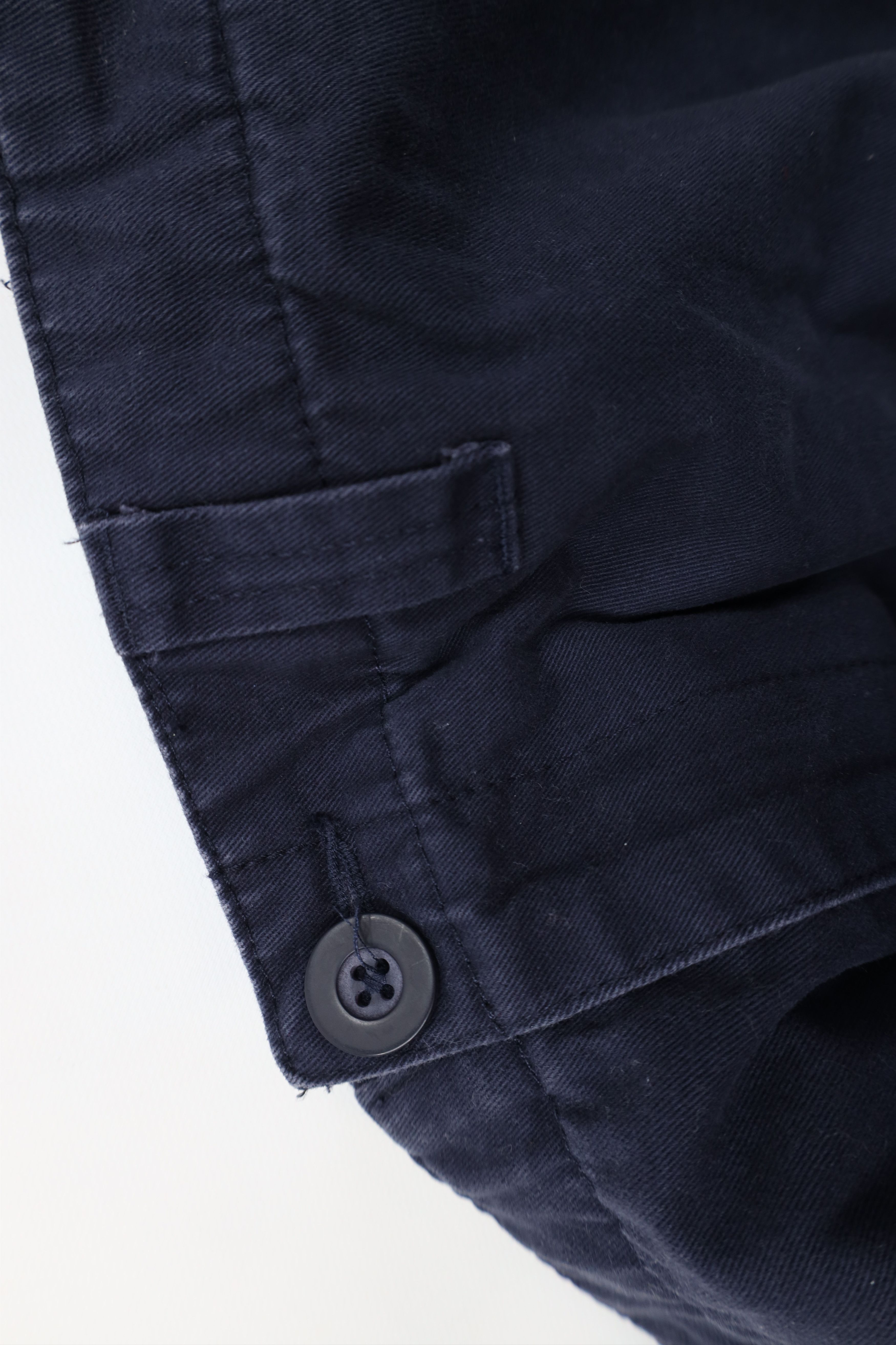 Vintage Vintage 90s Y2K Streetwear Wide Leg Cargo Pants Navy Cotton Size US 36 / EU 52 - 10 Thumbnail