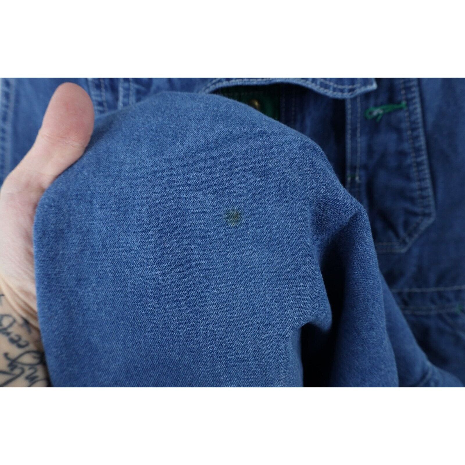 Vintage Vintage 90s Streetwear Faded Wide Leg Denim Jean Overalls Size US 44 / EU 60 - 9 Thumbnail