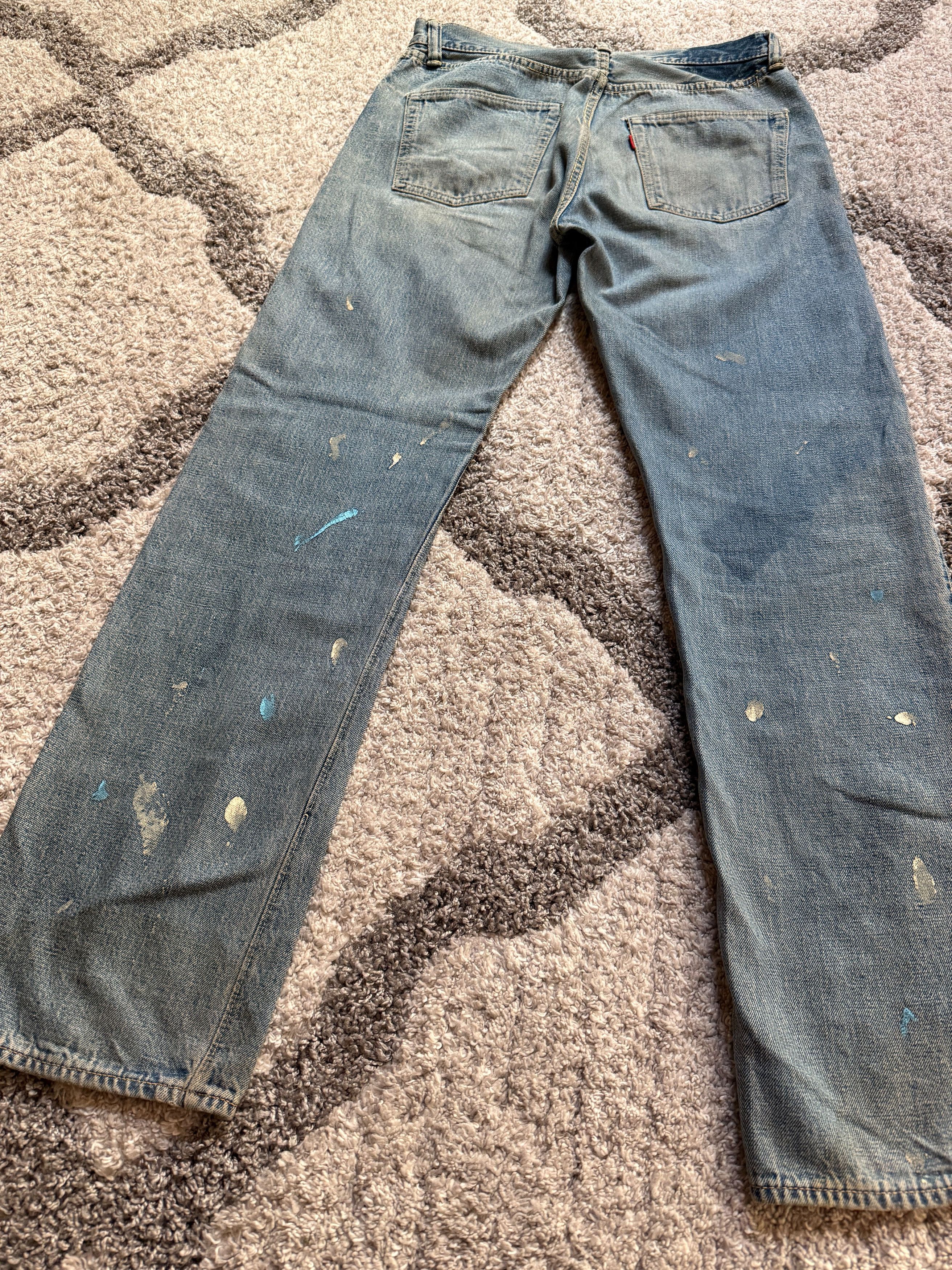 Japanese Brand × Vintage × Warehouse Warehouse Japan Double Knee Vintage Jeans Punk Grunge Chrome Size US 30 / EU 46 - 10 Thumbnail
