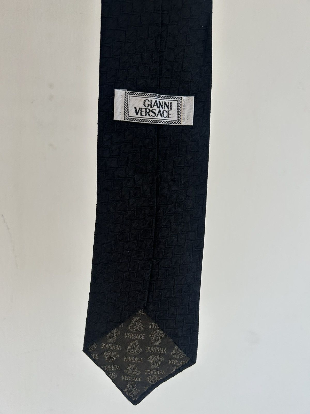 Versace Gianni Versace Vintage Tie Gray Size ONE SIZE - 6 Thumbnail