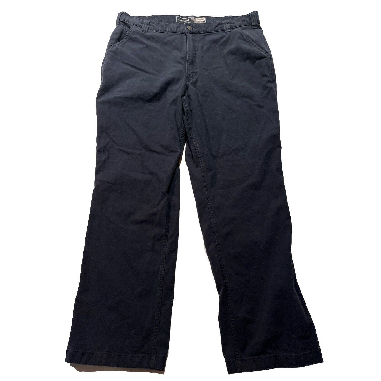 Carhartt Carhartt Pants Men’s 40x31 Fit Navy Canvas Carpenter Relaxed Size US 40 / EU 56 - 1 Thumbnail