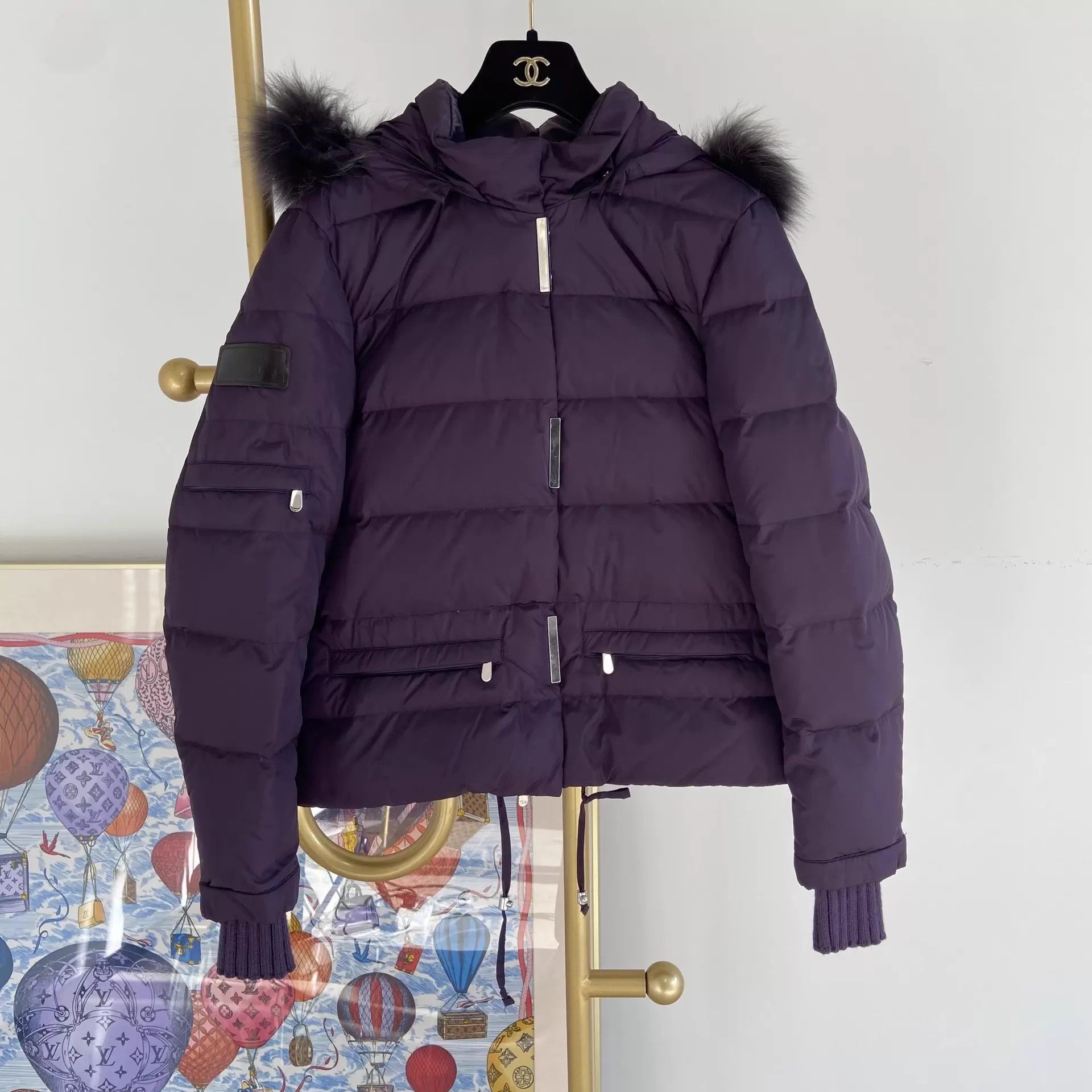 Dior Dior Purple Down Jacket F36 Size XS / US 0-2 / IT 36-38 - 1 Thumbnail