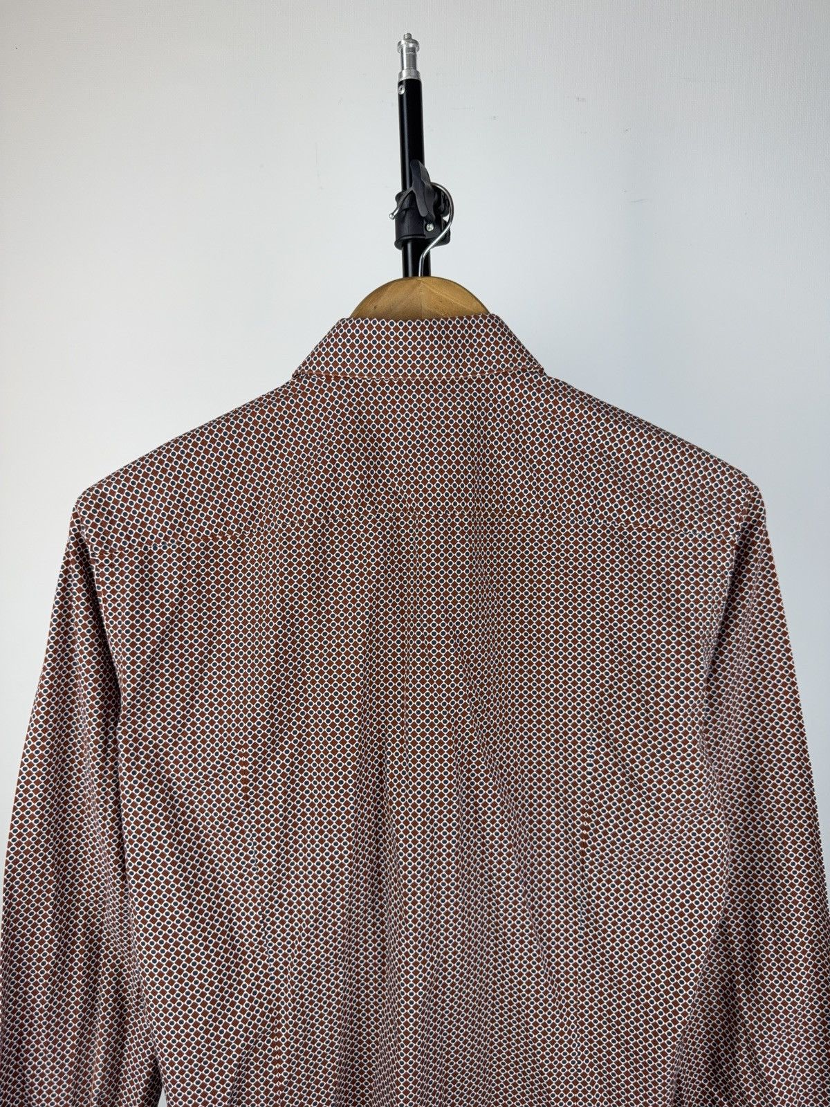 Hugo Boss Vintage Retro dot pattern Hugo Boss Designer Luxury Shirt Size US S / EU 44-46 / 1 - 10 Thumbnail