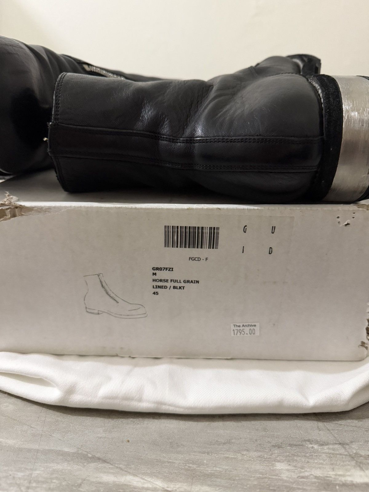 Guidi Guidi GR07FZI Double Front Zip Metal Heel Matrix Boots Size US 12 / EU 45 - 12 Thumbnail