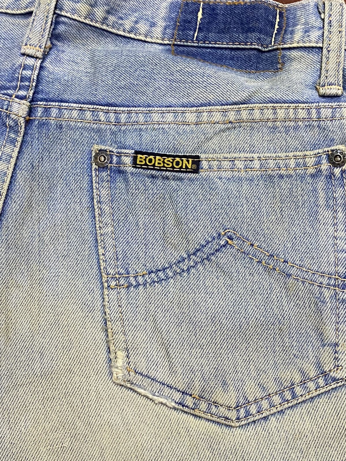 Other Vintage Japanese Brands Mud wash Distressed Loose Jeans Size US 29 - 7 Thumbnail