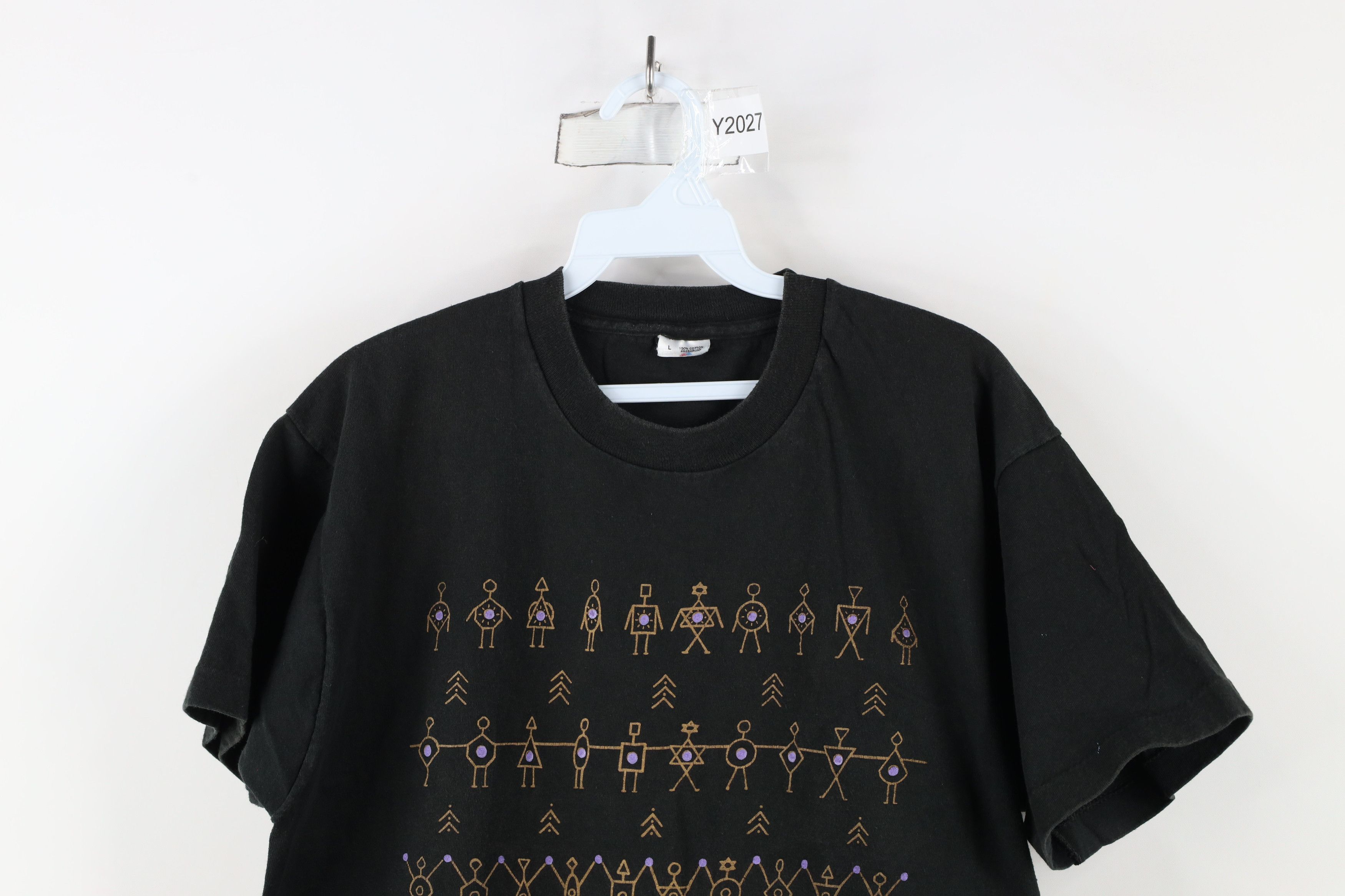 Vintage Vintage 90s Streetwear Anthropomorthic Art T-Shirt USA Size US L / EU 52-54 / 3 - 2 Thumbnail