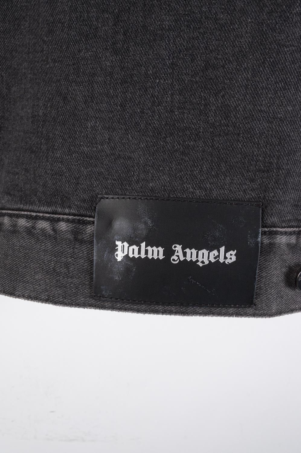 Palm Angels New Original Palm Angels Men Grey Denim Jacket Size M H3689 Size US M / EU 48-50 / 2 - 12 Thumbnail