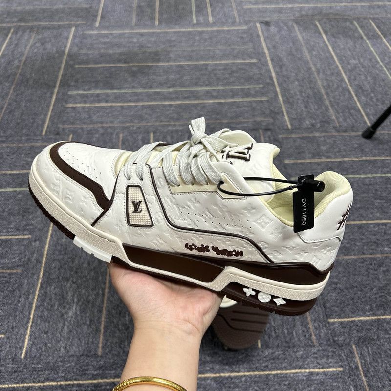 Louis Vuitton Louis Vuitton Tyler Low Top Sneakers in Beige -2508 Size US 8 / EU 41 - 7 Thumbnail
