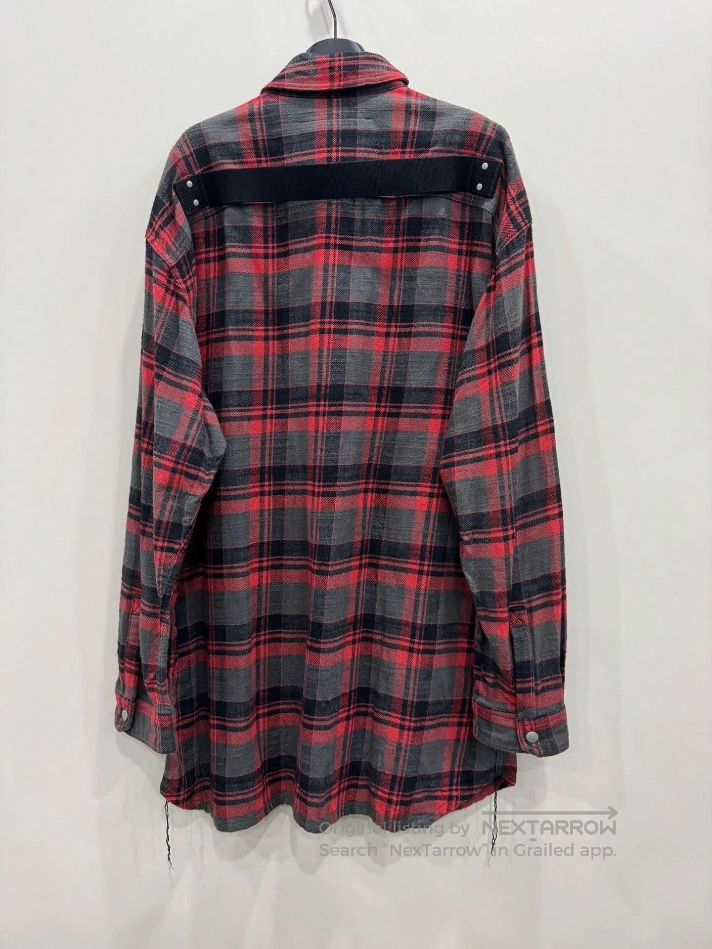 Rick Owens Drkshdw Rick Owens Drkshdw Distressed Plaid Shirt. Size US M / EU 48-50 / 2 - 2 Thumbnail