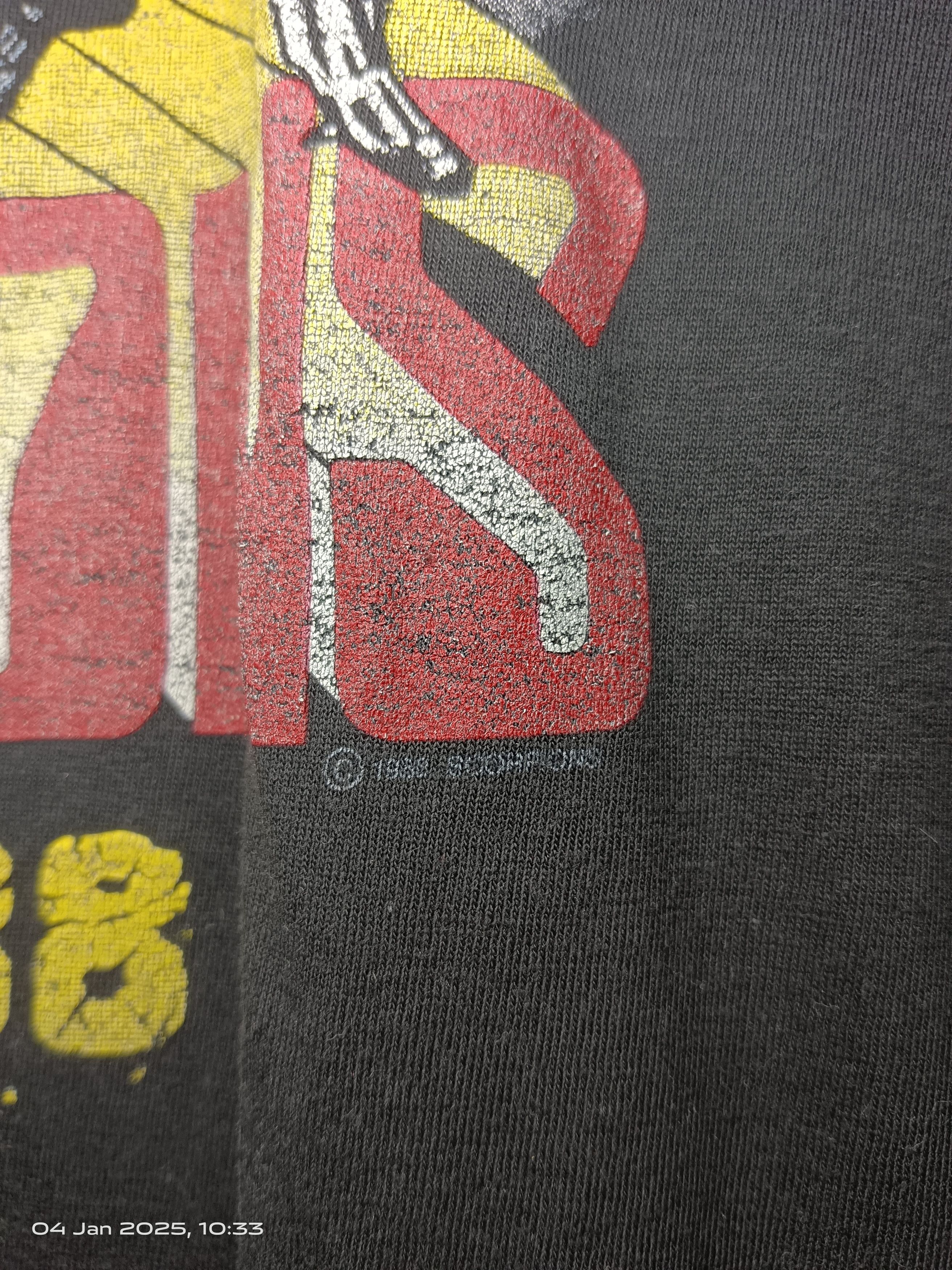 Band Tees × Vintage Vintage 1988 Scorpions Savage Amusement Size US XL / EU 56 / 4 - 3 Thumbnail
