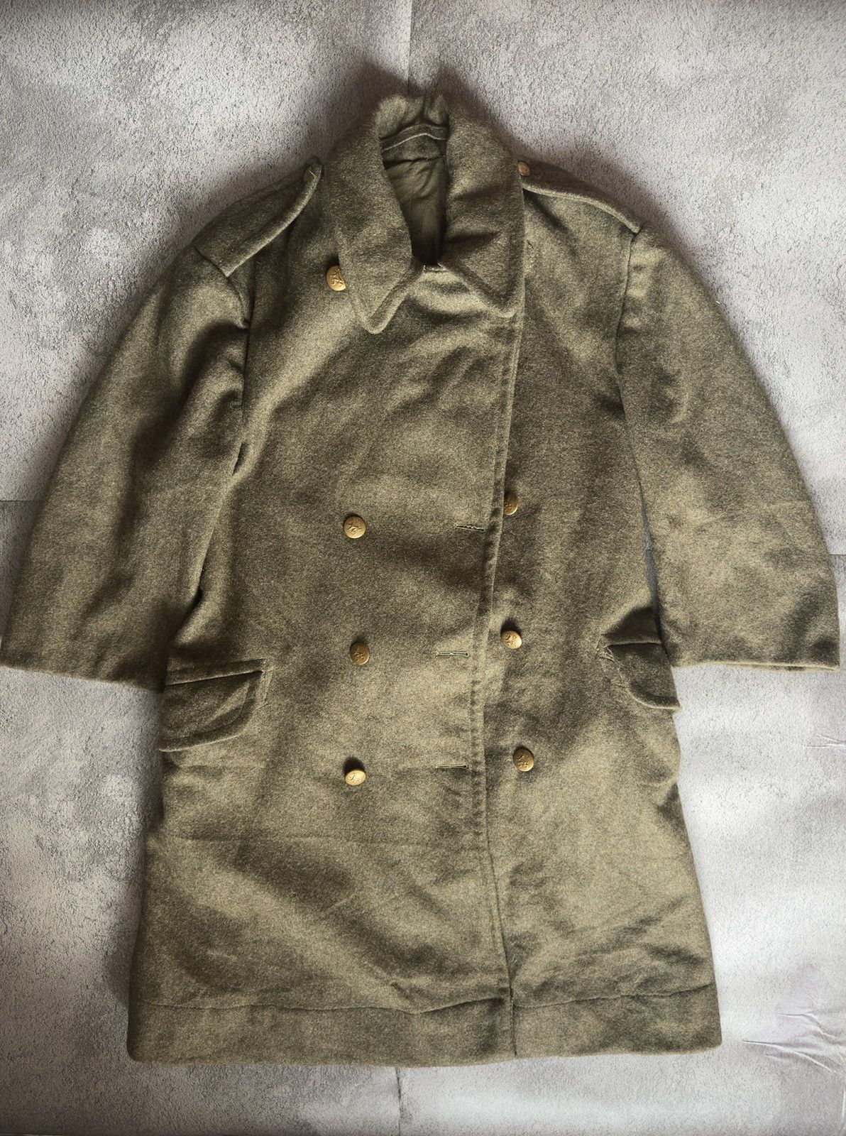 Other True Vintage 1900's to 1920's Military Wool Trench Jacket Size US XL / EU 56 / 4 - 3 Thumbnail