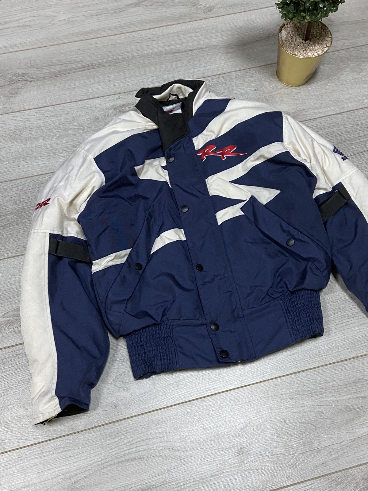 Honda Honda vintage big logo protection racing jacket big logo Size US M / EU 48-50 / 2 - 7 Thumbnail
