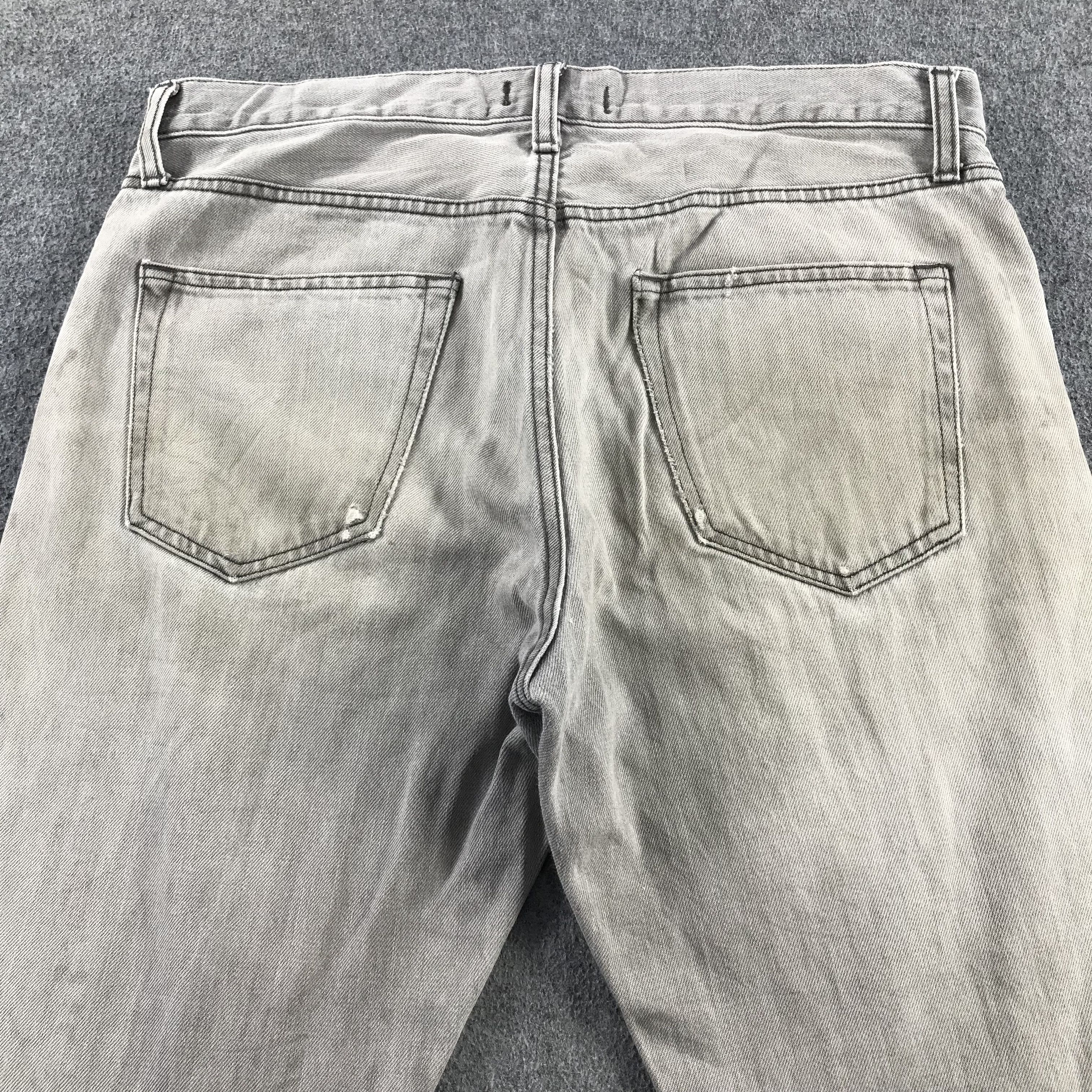 Uniqlo Vintage Uniqlo Selvedge Jeans Redline Gray Wash Denim KJ3435 Size US 32 / EU 48 - 4 Thumbnail