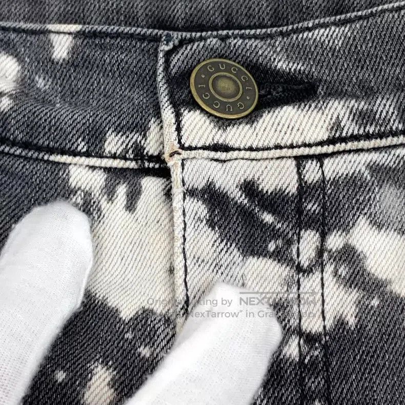 Gucci Gucci Size OS 23 colour-blocked ink tiger floral embroidery Size 42" / US 20 - 9 Thumbnail