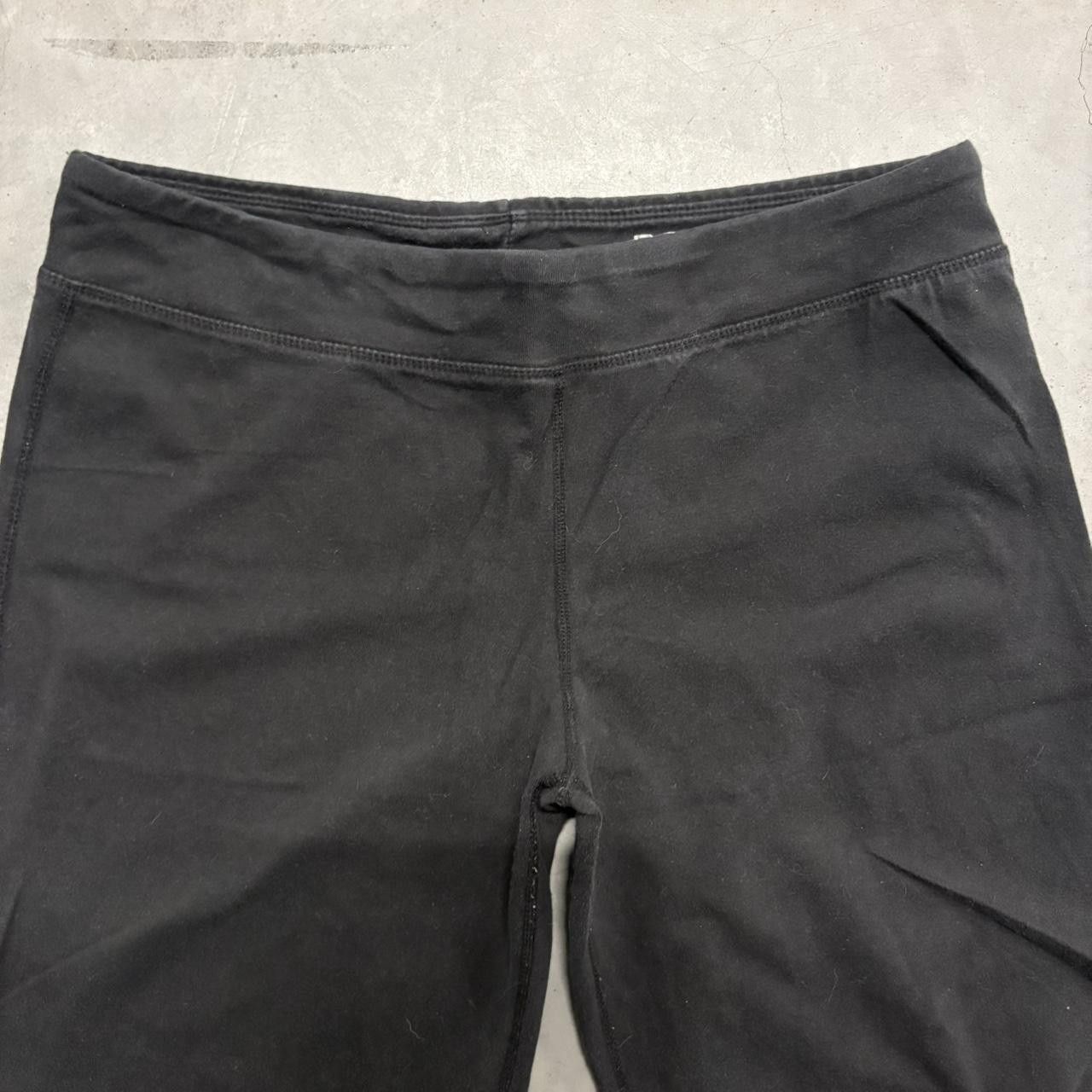 Vintage Crazy Vintage Y2K/2000s Baggy Wideleg Bootcut Black Yoga Sweatpants! Size US 32 / EU 48 - 2 Thumbnail