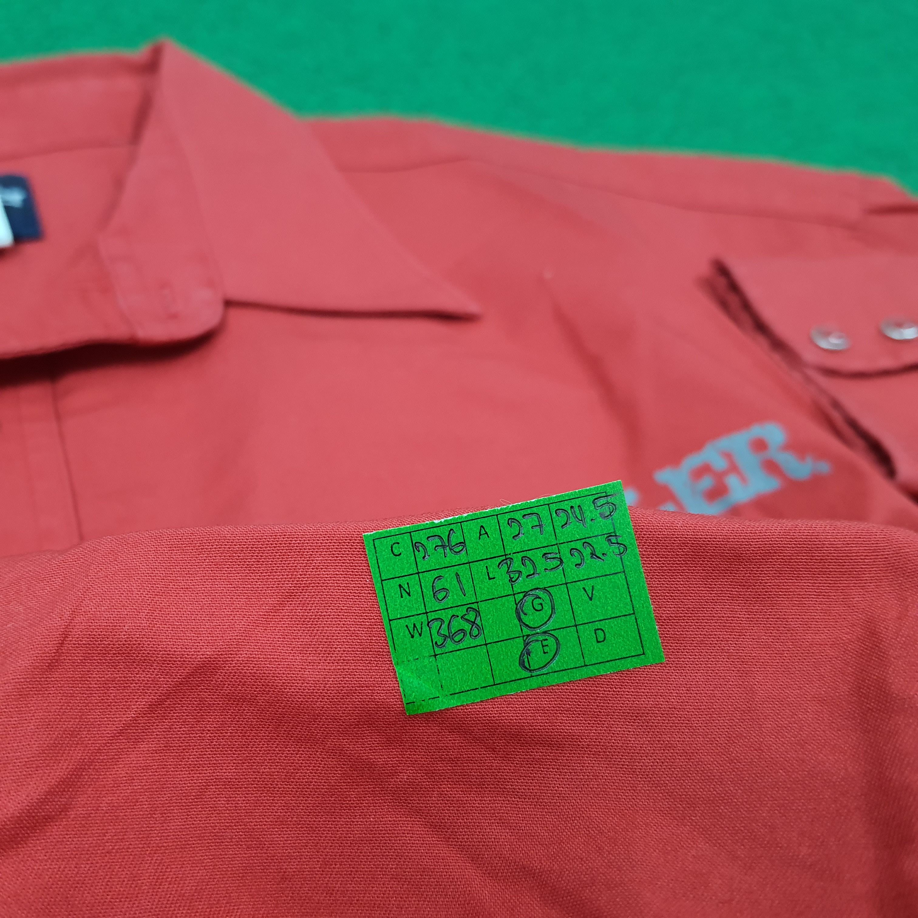 Wrangler Vintage Wrangler Spell Out Button Up Shirt C276N61 Size US XXL / EU 58 / 5 - 8 Thumbnail