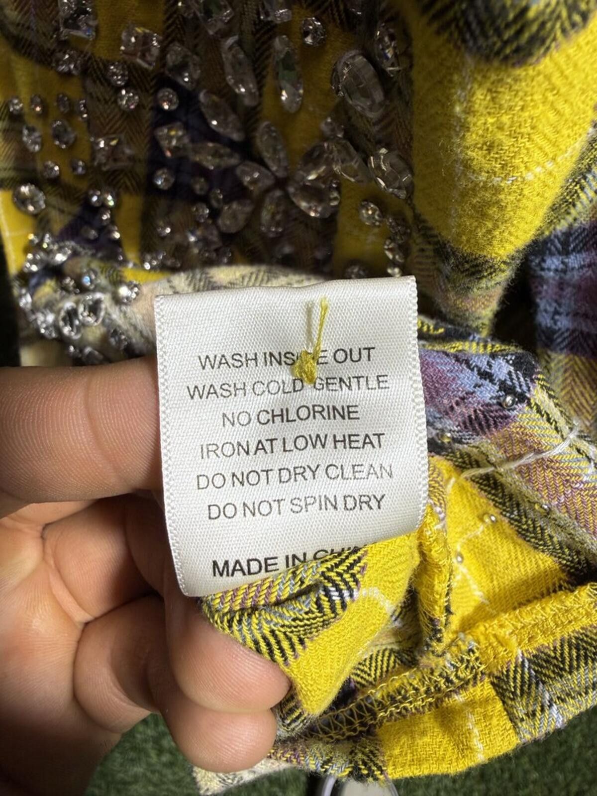 Other Vale State Yellow Flannel Sz. S Size ONE SIZE - 4 Thumbnail