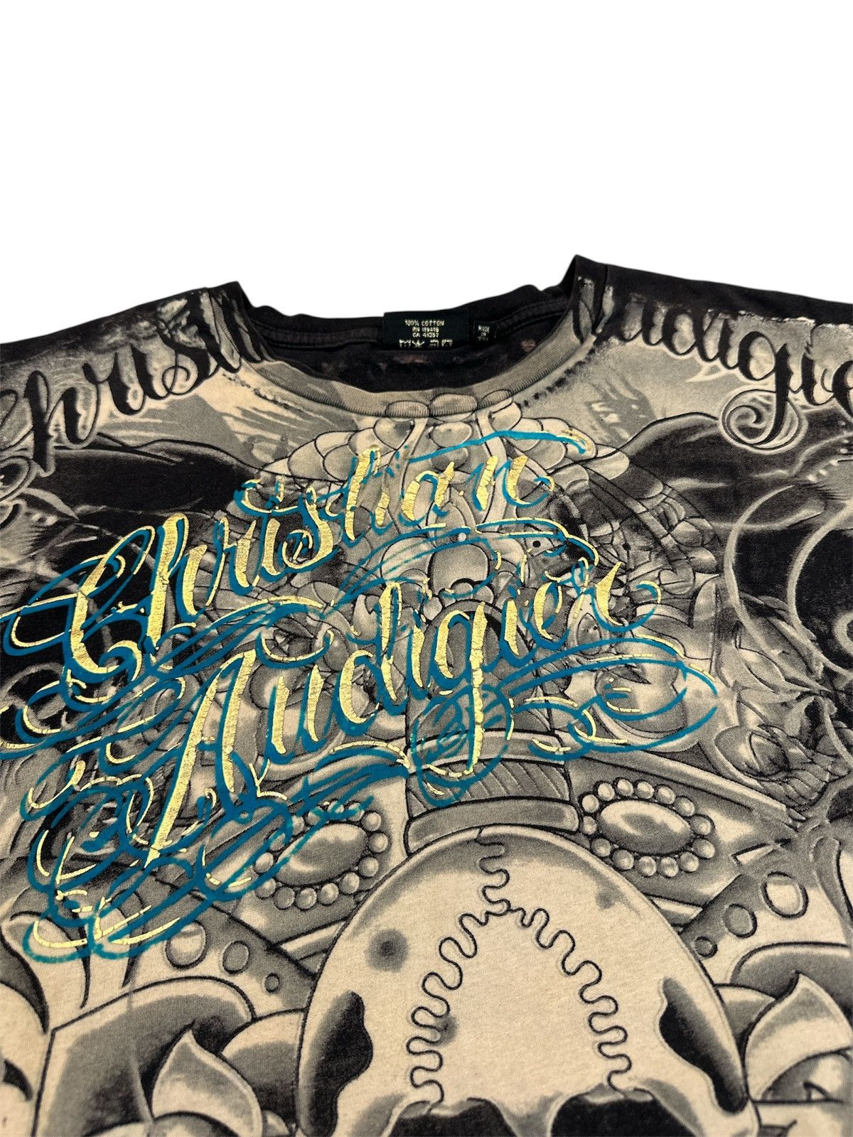 KMRii 2000s Christian Audigier Goa Lgb Beauty Beast Jnco Y2K Style Size US L / EU 52-54 / 3 - 2 Thumbnail