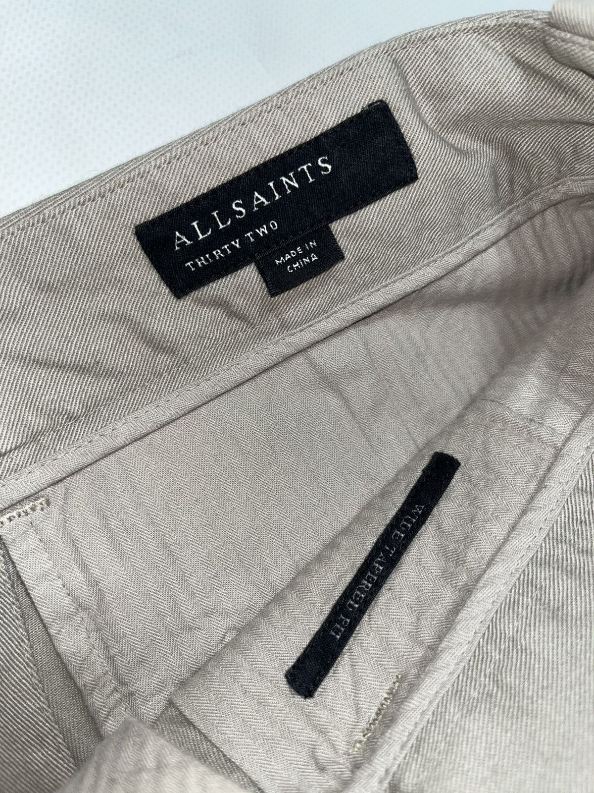 Allsaints ALLSAINTS vista wide tapered fit pants japanese style Size US 32 / EU 48 - 5 Thumbnail