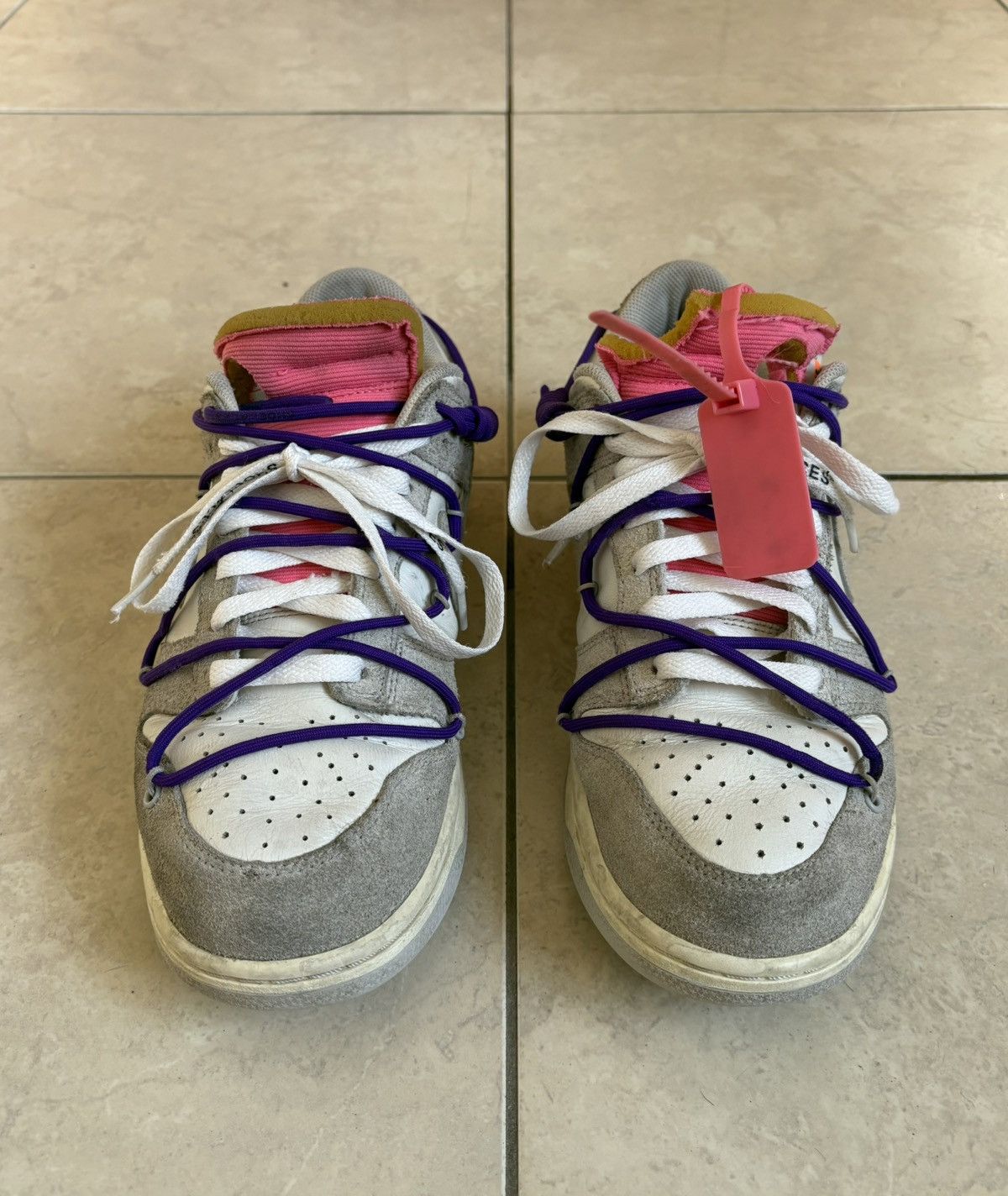 Nike × Off-White Off-White x Nike Dunk Low Lot 15 of 50 – Size EU 45 / US 11 Size US 11 / EU 44 - 3 Thumbnail