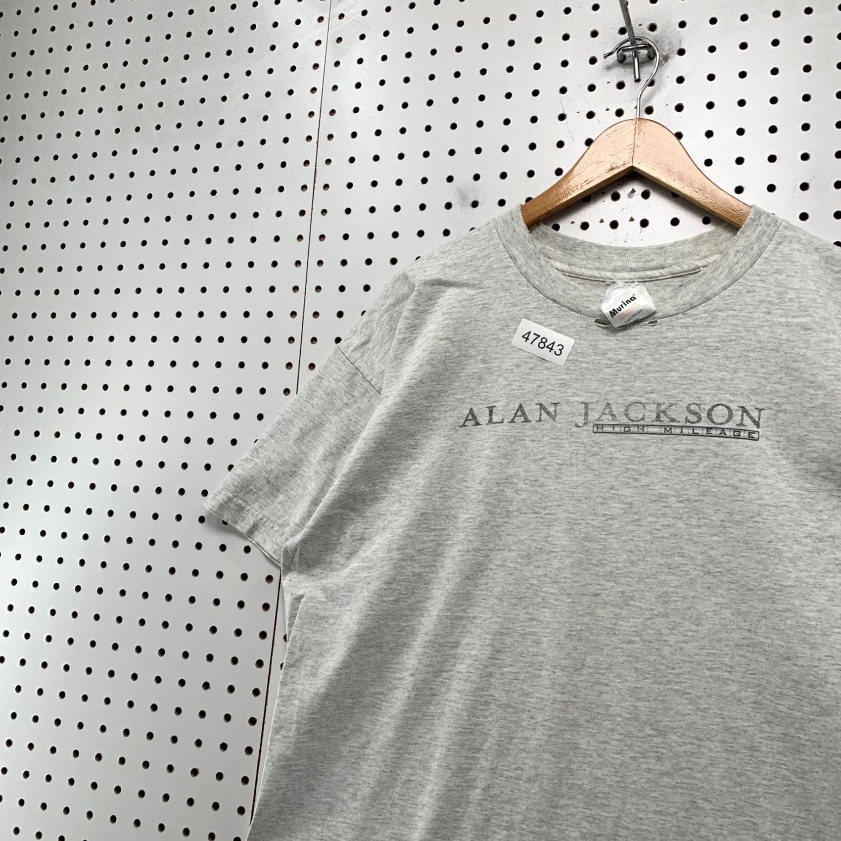 Vintage VINTAGE Alan Jackson High Mileage T Shirt Mens XL Gray Country Music Made USA Size US XL / EU 56 / 4 - 6 Thumbnail