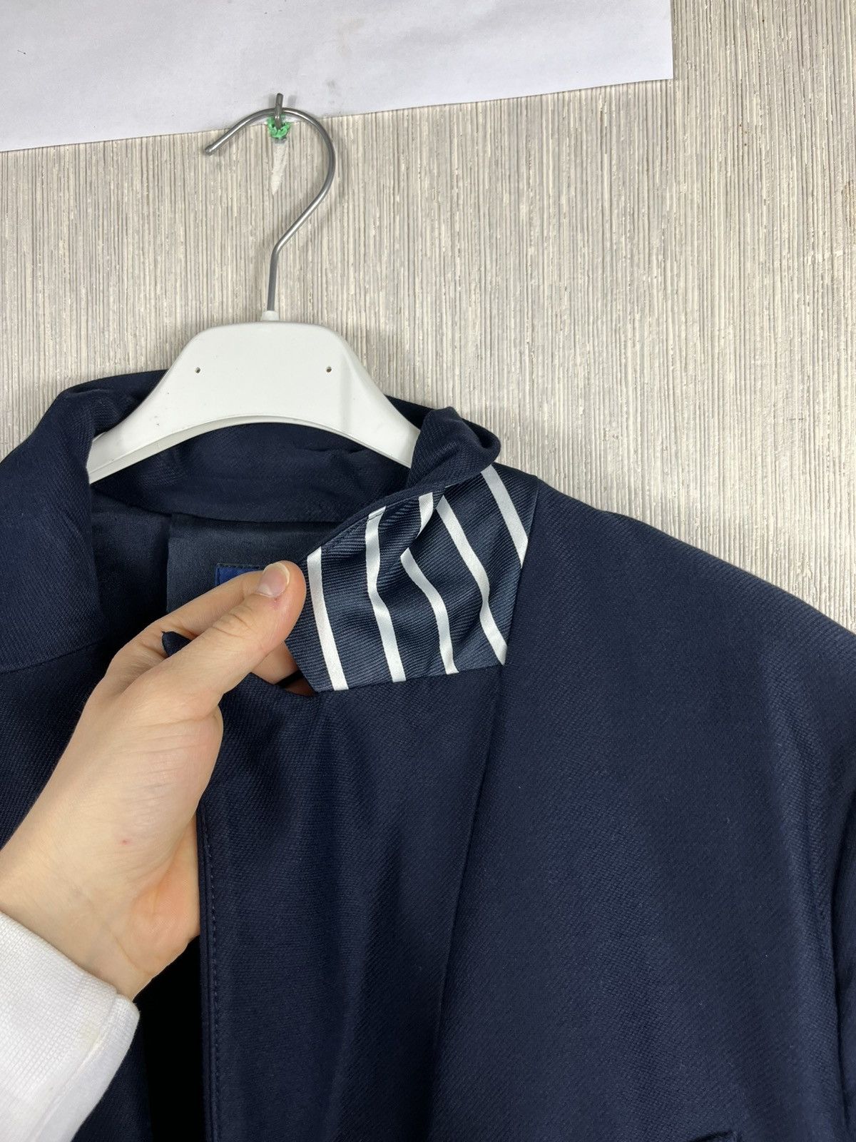 Polo Ralph Lauren × Ralph Lauren Polo Ralph Lauren cotton navy double-breasted blazer jacket Size L / US 10 / IT 46 - 19 Thumbnail