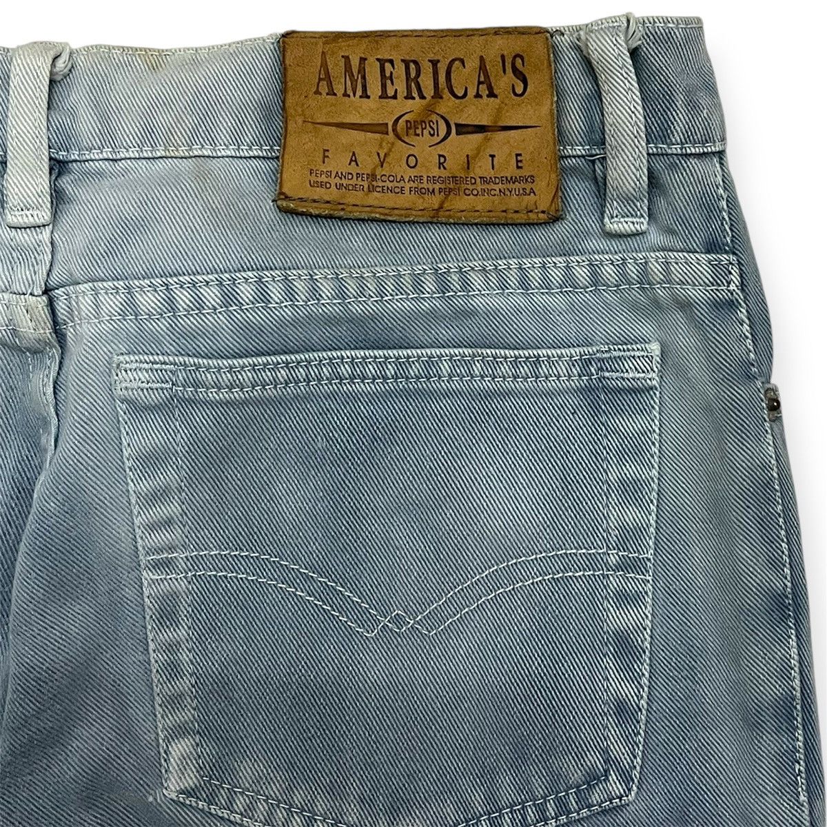 Jean × Pepsi × Vintage Pepsi Cola Vintage Denim Size US 30 / EU 46 - 8 Thumbnail