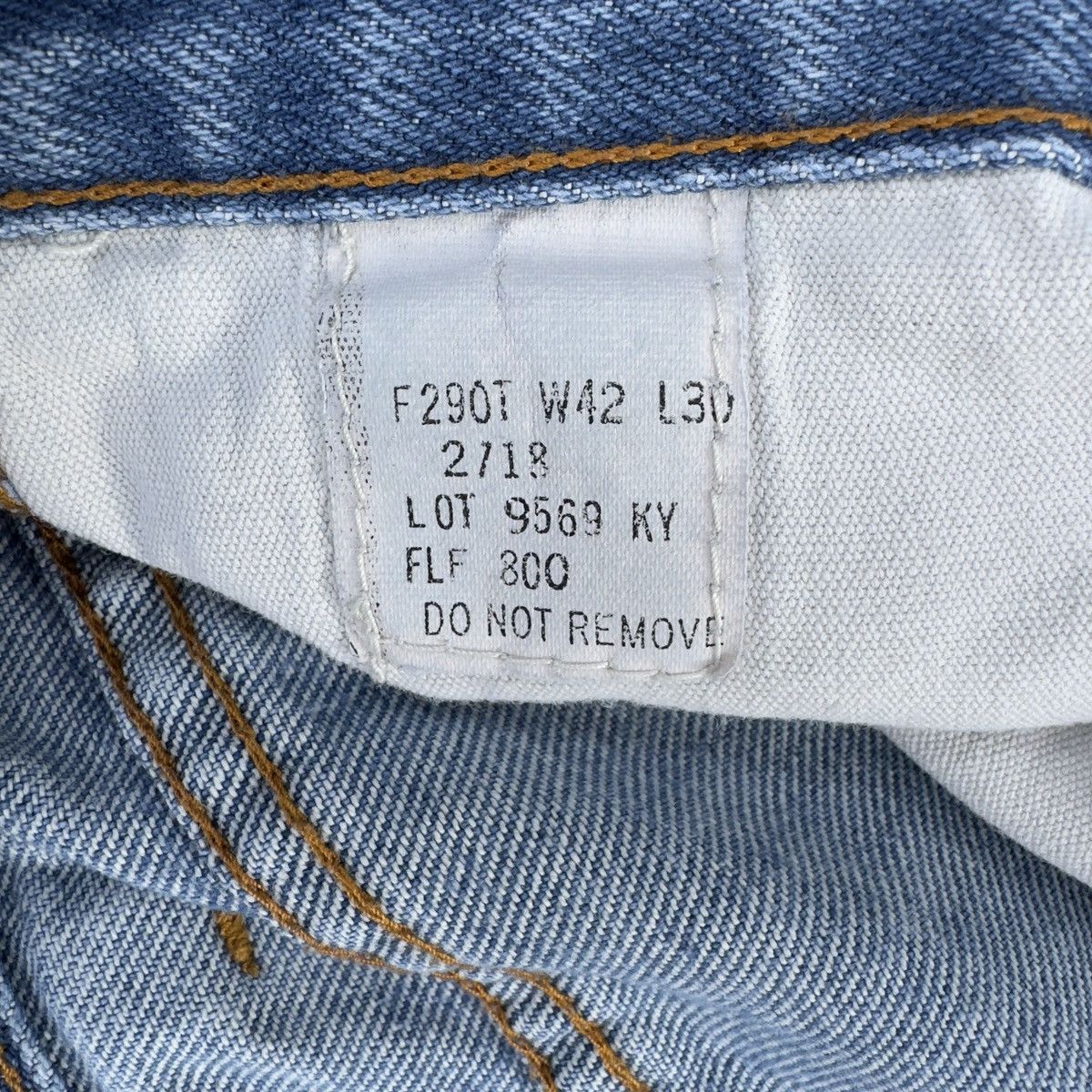 Vintage baggy blue jeans Size US 42 / EU 58 - 4 Thumbnail