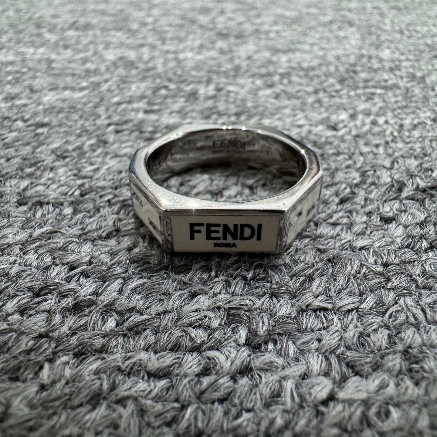 Fendi Fendi Monogram Ring Size M Size ONE SIZE - 1 Thumbnail