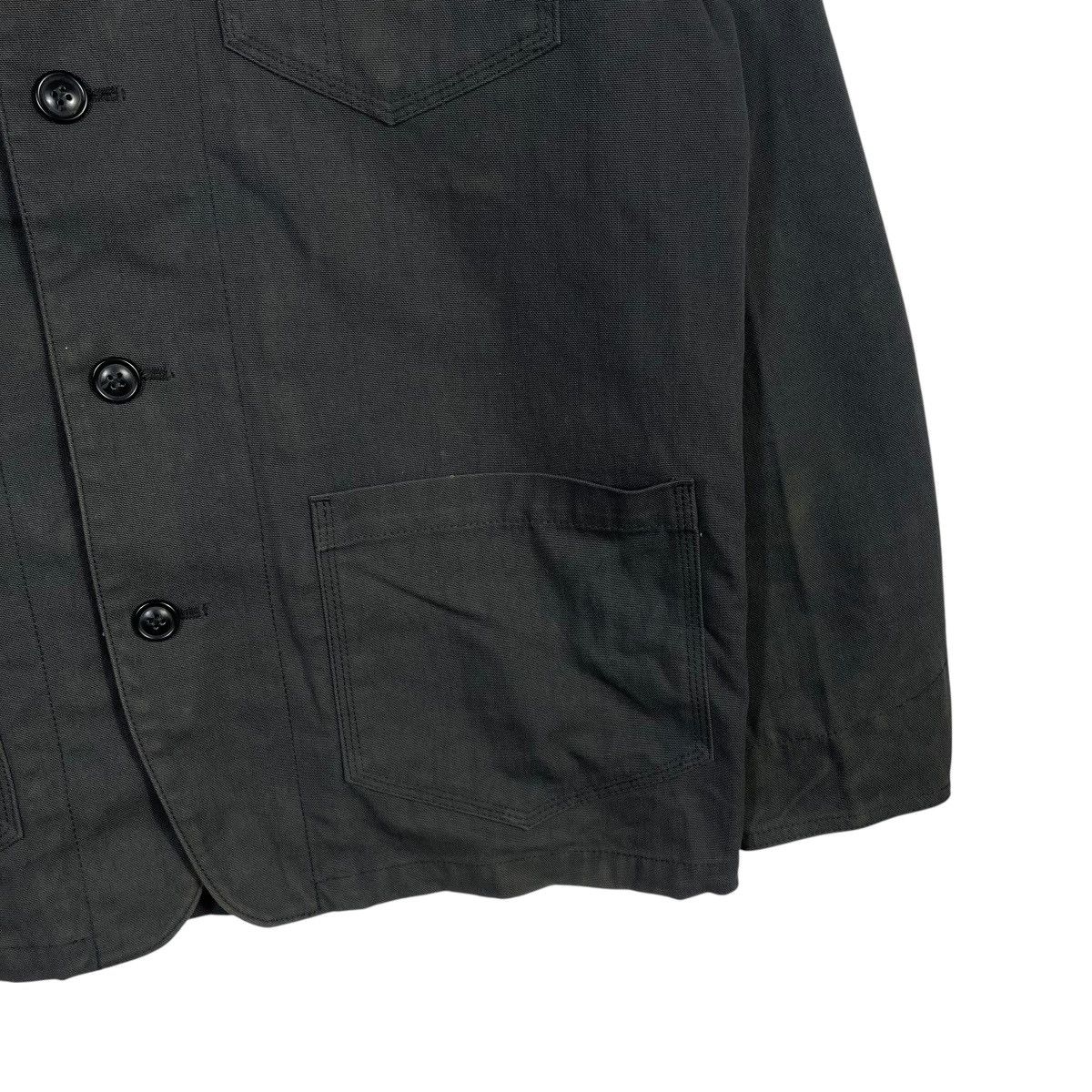 PPFM Vintage PPFM Minimal Work Jacket Black Nylon Button Up Size US L / EU 52-54 / 3 - 6 Thumbnail