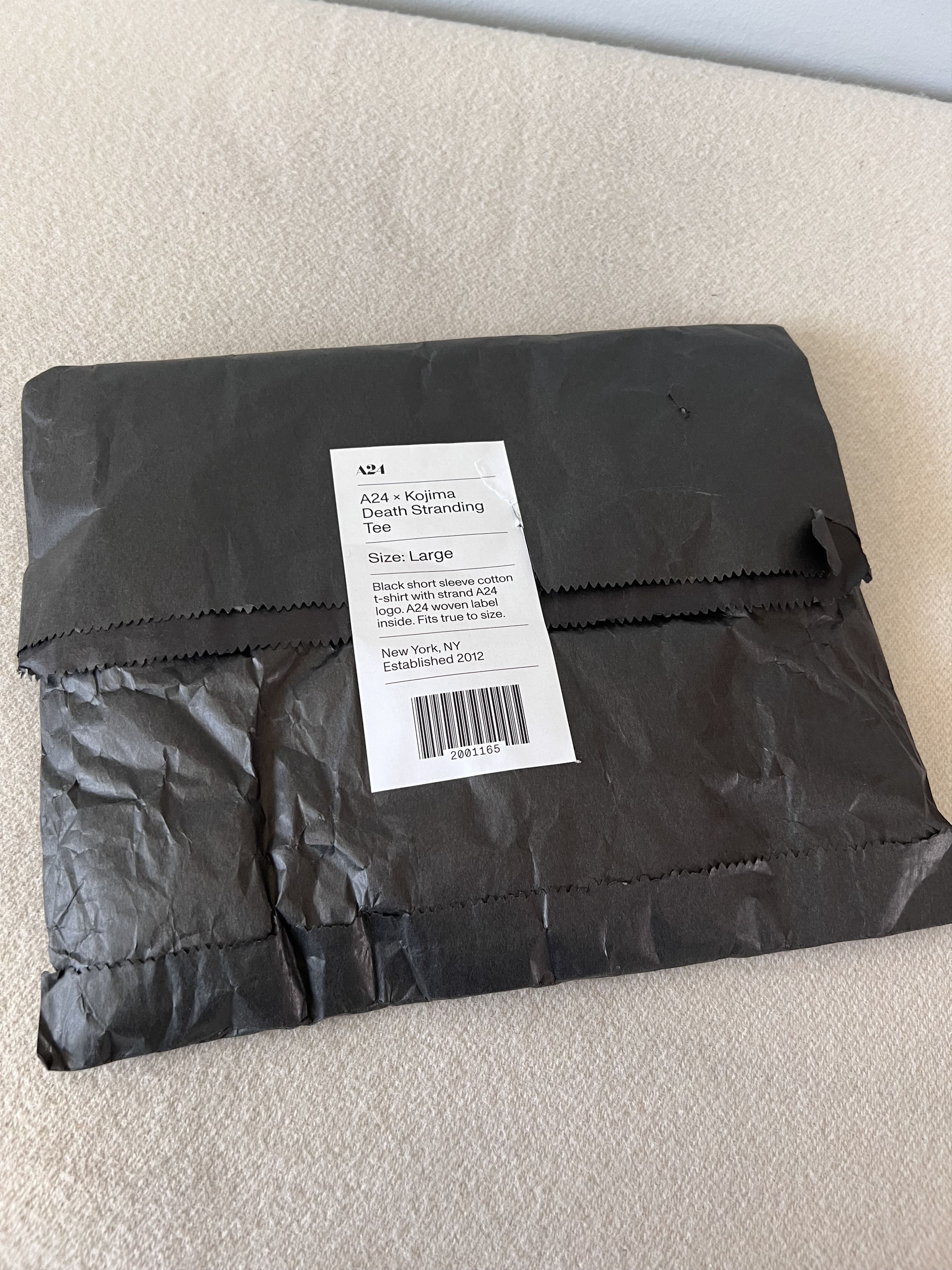A24 A24 Kojima Death Stranding Tee in Black Size US L / EU 52-54 / 3 - 2 Thumbnail