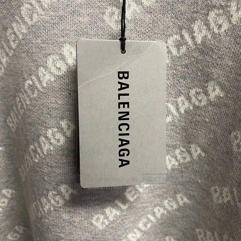 Balenciaga Balenciaga Grey Logo Knit Sweater. Size US XS / EU 42 / 0 - 4 Thumbnail