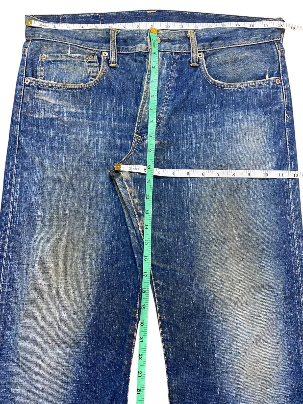 Edwin Vintage Edwin Japan Mud Wash Baggy Style Jeans Size US 36 / EU 52 - 11 Thumbnail