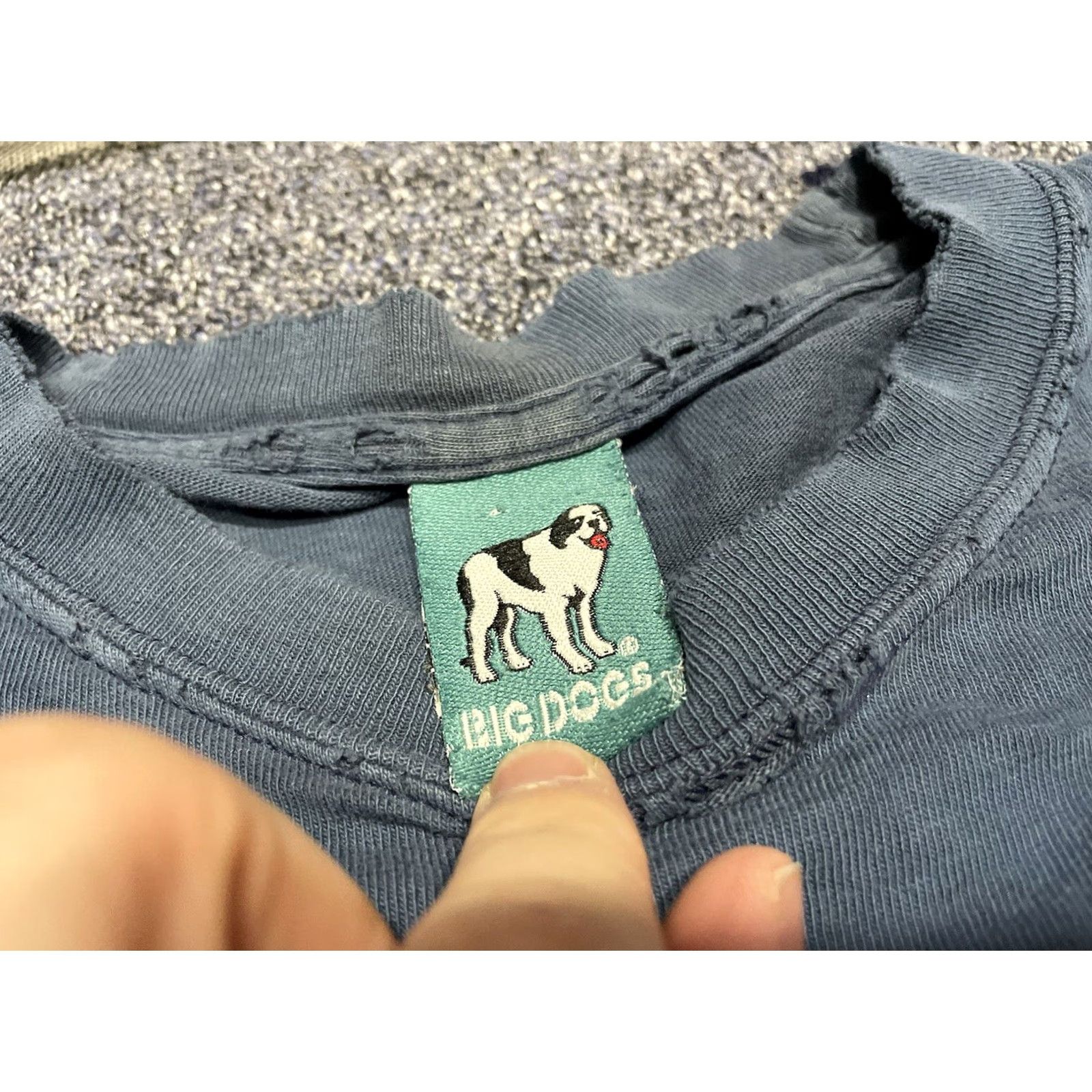 Big Dogs VINTAGE Big Dogs Santa Barbara Mens Shirt Blue XL K7 Size US XL / EU 56 / 4 - 2 Thumbnail