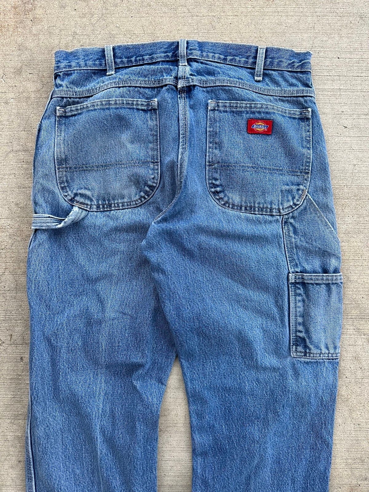 Vintage Vintage Dickies Distressed Carpenter Jeans Men’s 34x32 Size US 34 / EU 50 - 4 Thumbnail