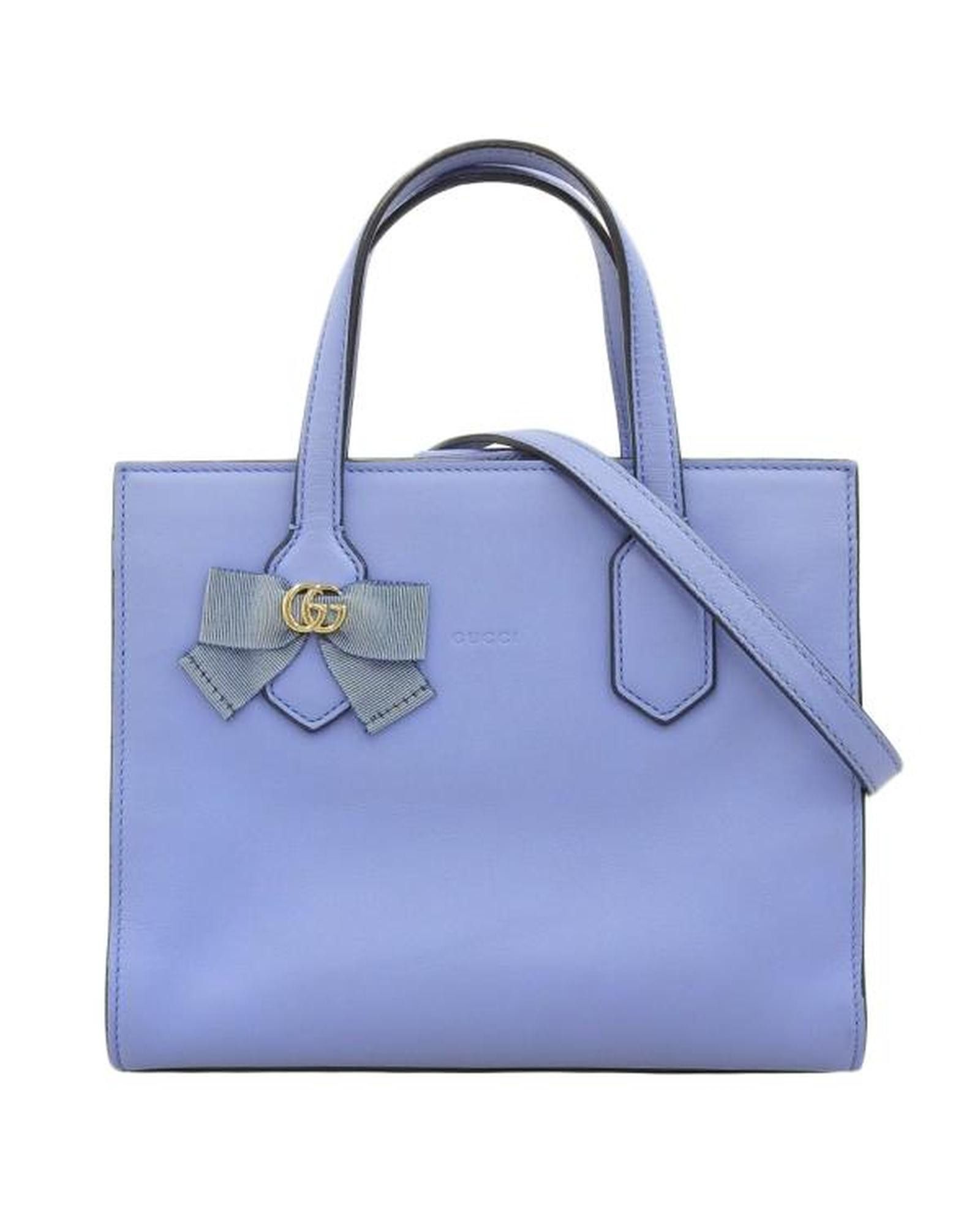 image of Gucci Blue Ribbon Tote Bag, Women's