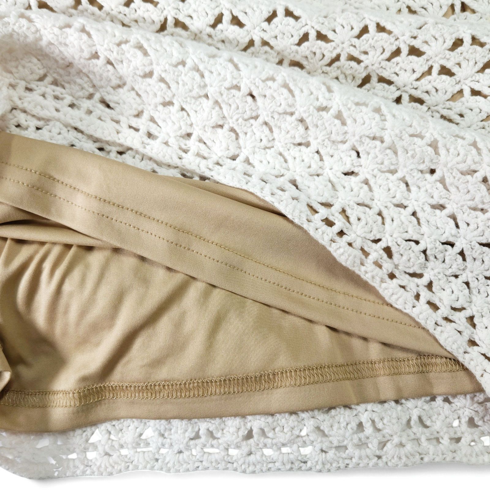 Michael Kors NWOT Michael Kors Crocheted White Bodycon Dress XS Cottage Size XS / US 0-2 / IT 36-38 - 4 Thumbnail