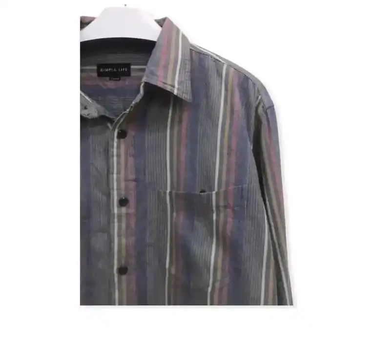 Japanese Brand Japanese Brand Simple Life Flannel Shirt Button Up Size US L / EU 52-54 / 3 - 3 Thumbnail