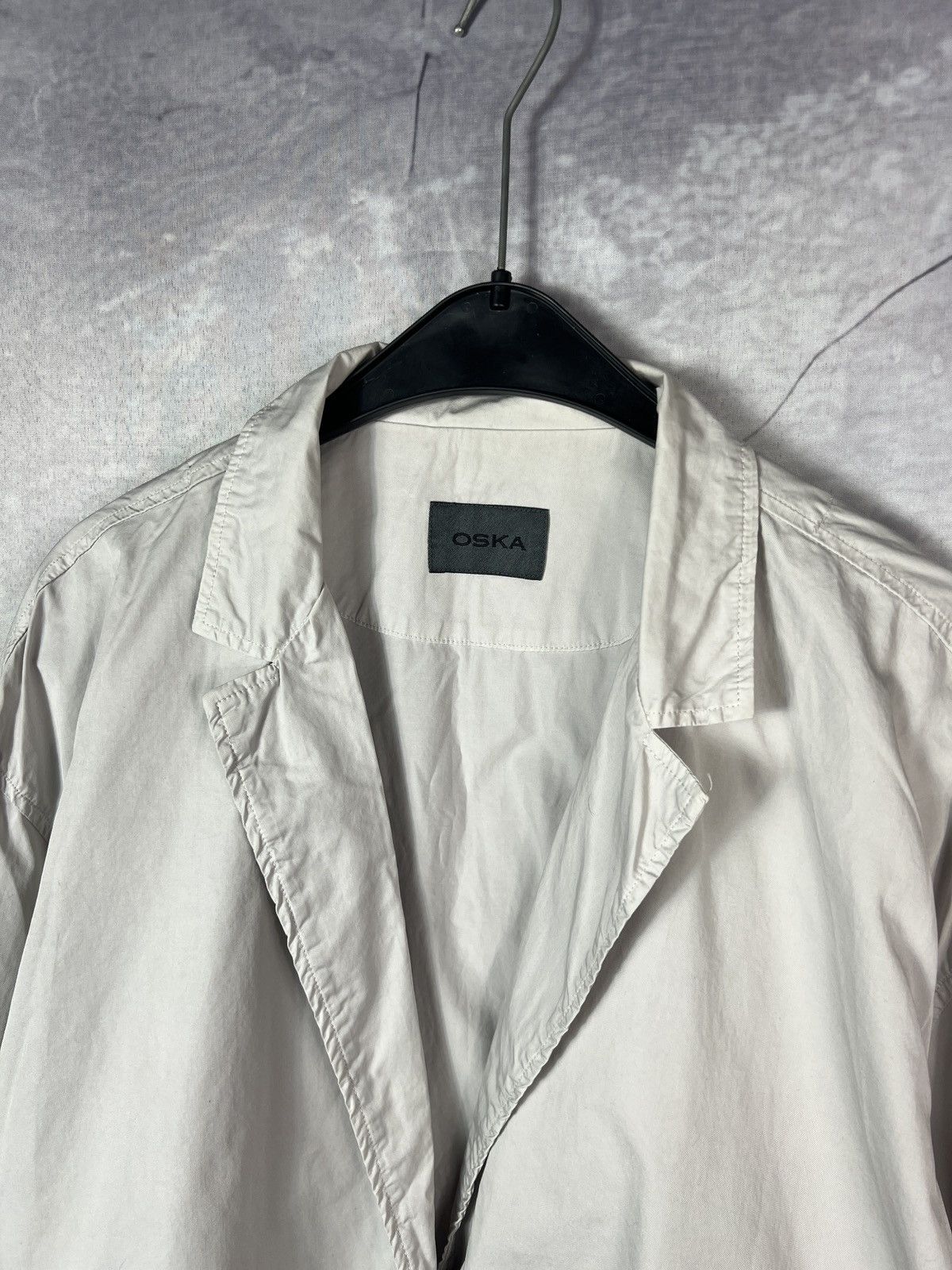 OSKA Oska Gray Double Pockets Blazer Jacket Size M / US 6-8 / IT 42-44 - 3 Thumbnail